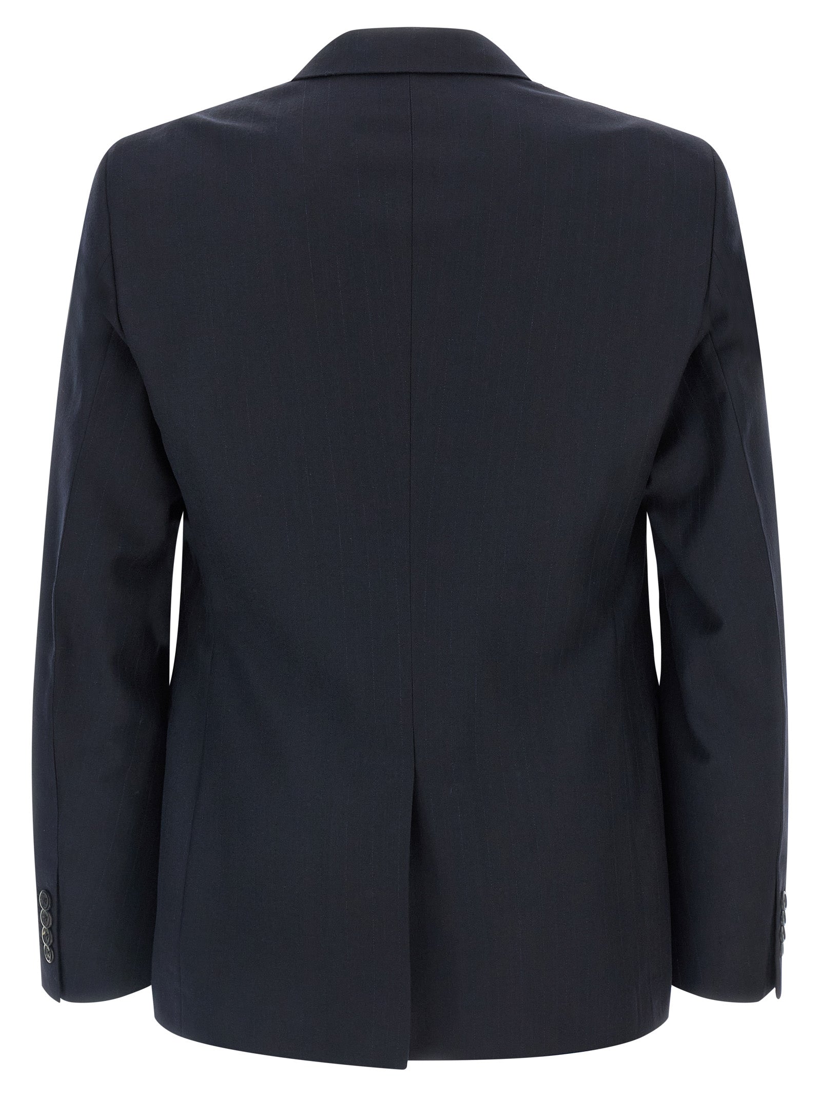 Prada Blue Virgin Wool Two-Piece Suit Prada