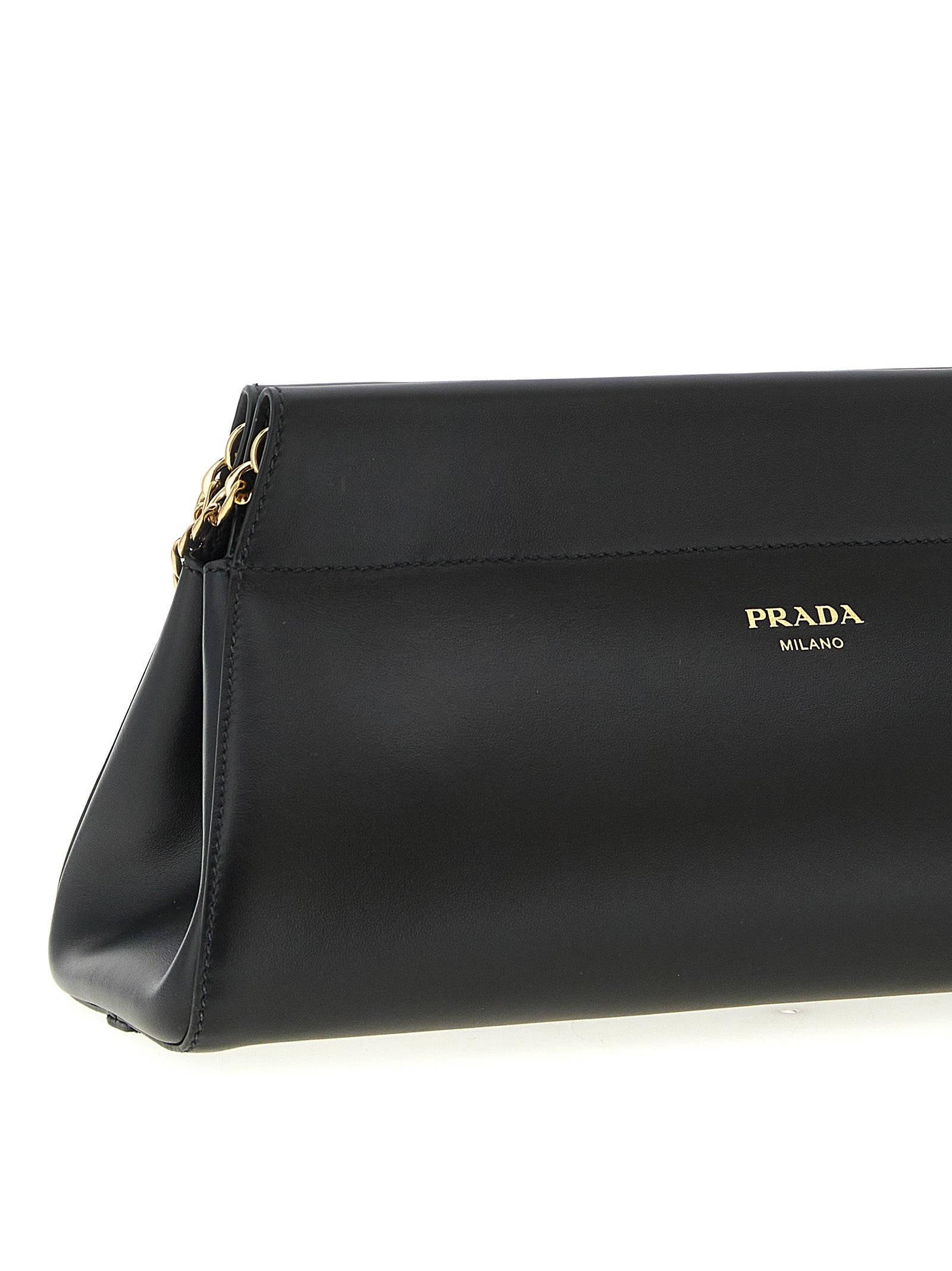 Prada Black Calfskin Shoulder Bag Prada