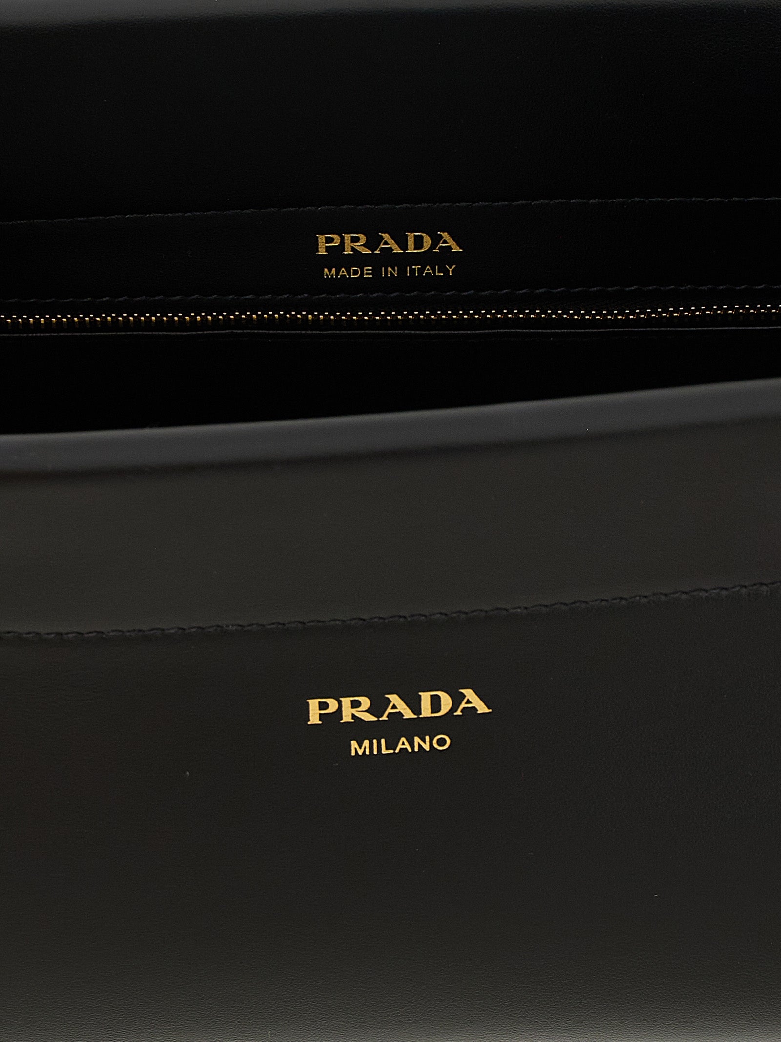 Prada Black Calfskin Shoulder Bag Prada