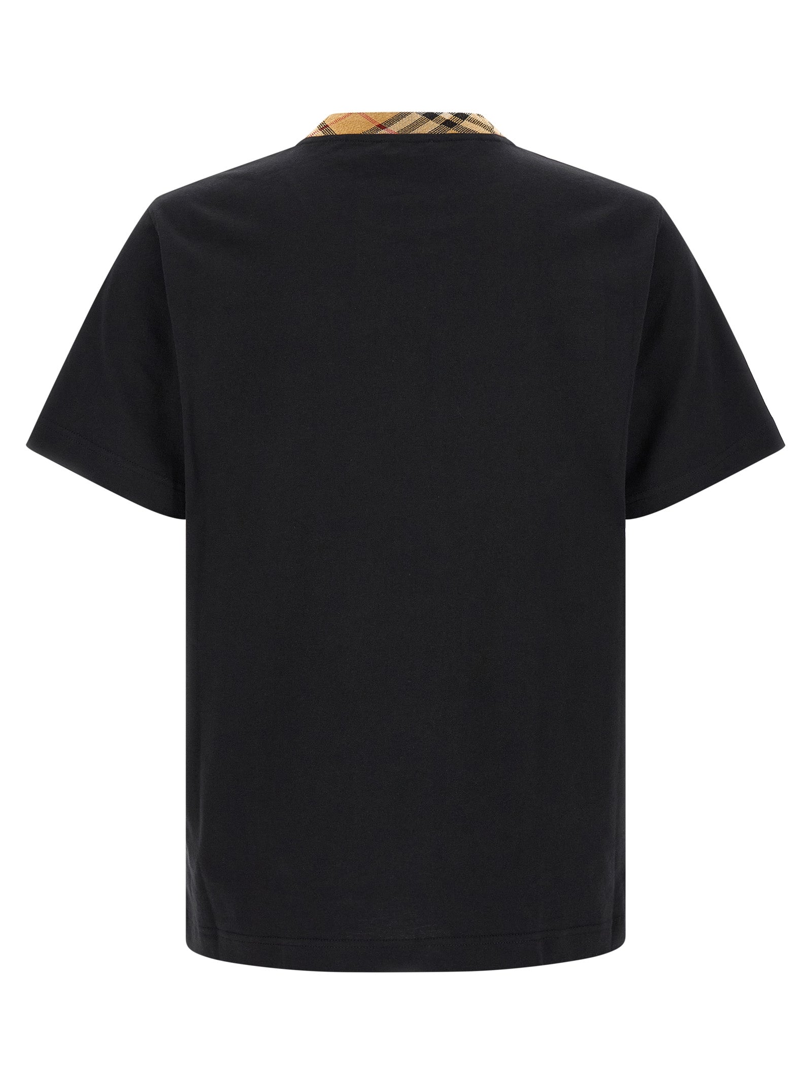 Burberry Beige Cotton T-Shirt Burberry