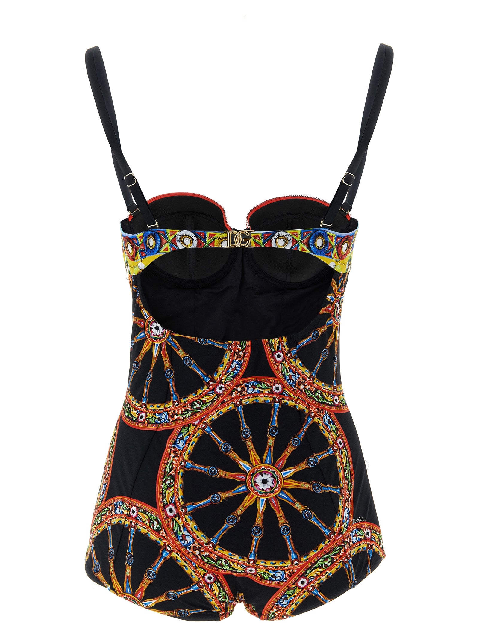 Dolce & Gabbana Multicolor Polyamide One-Piece Swimsuit Dolce & Gabbana
