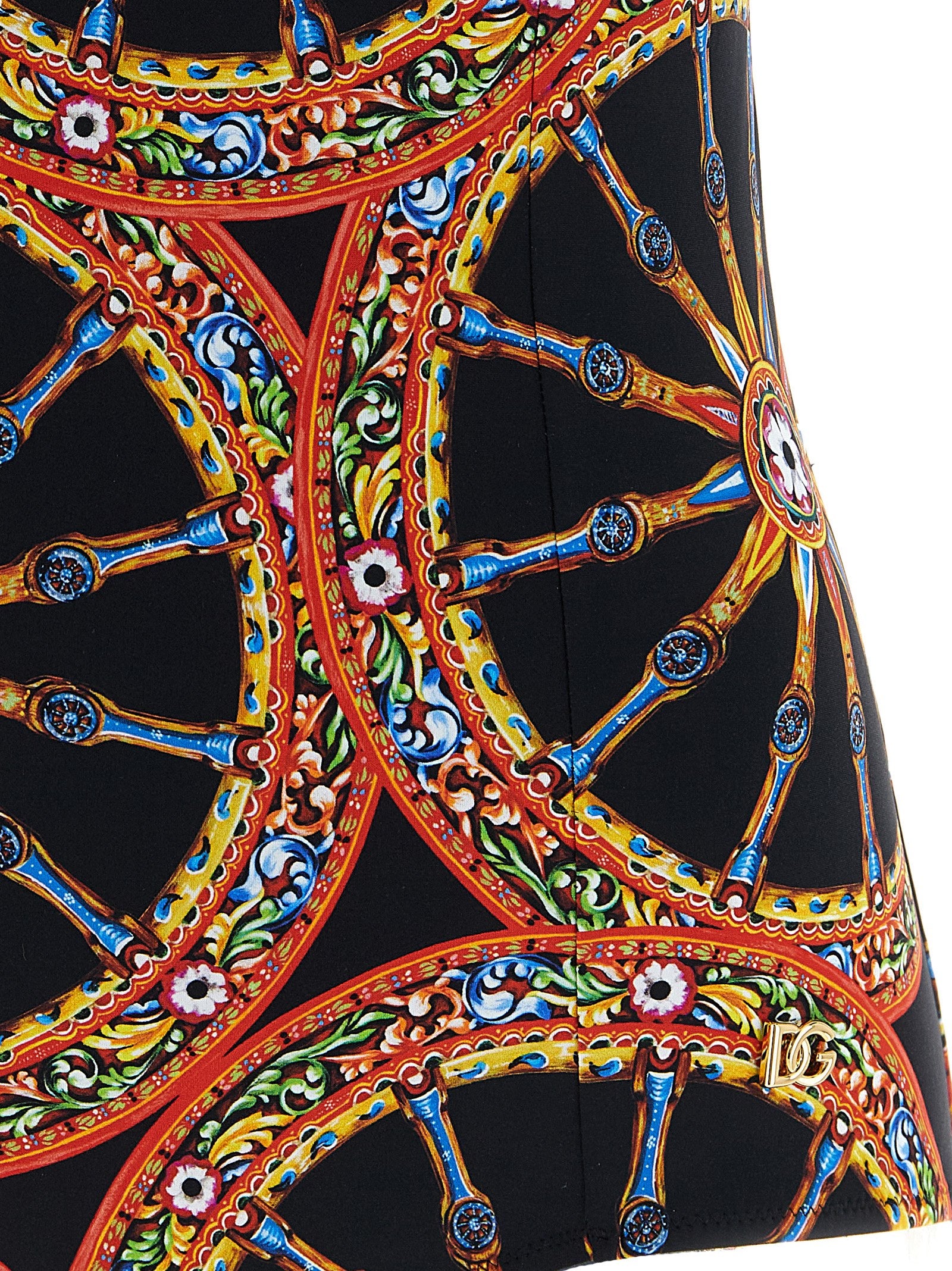 Dolce & Gabbana Multicolor Polyamide One-Piece Swimsuit Dolce & Gabbana