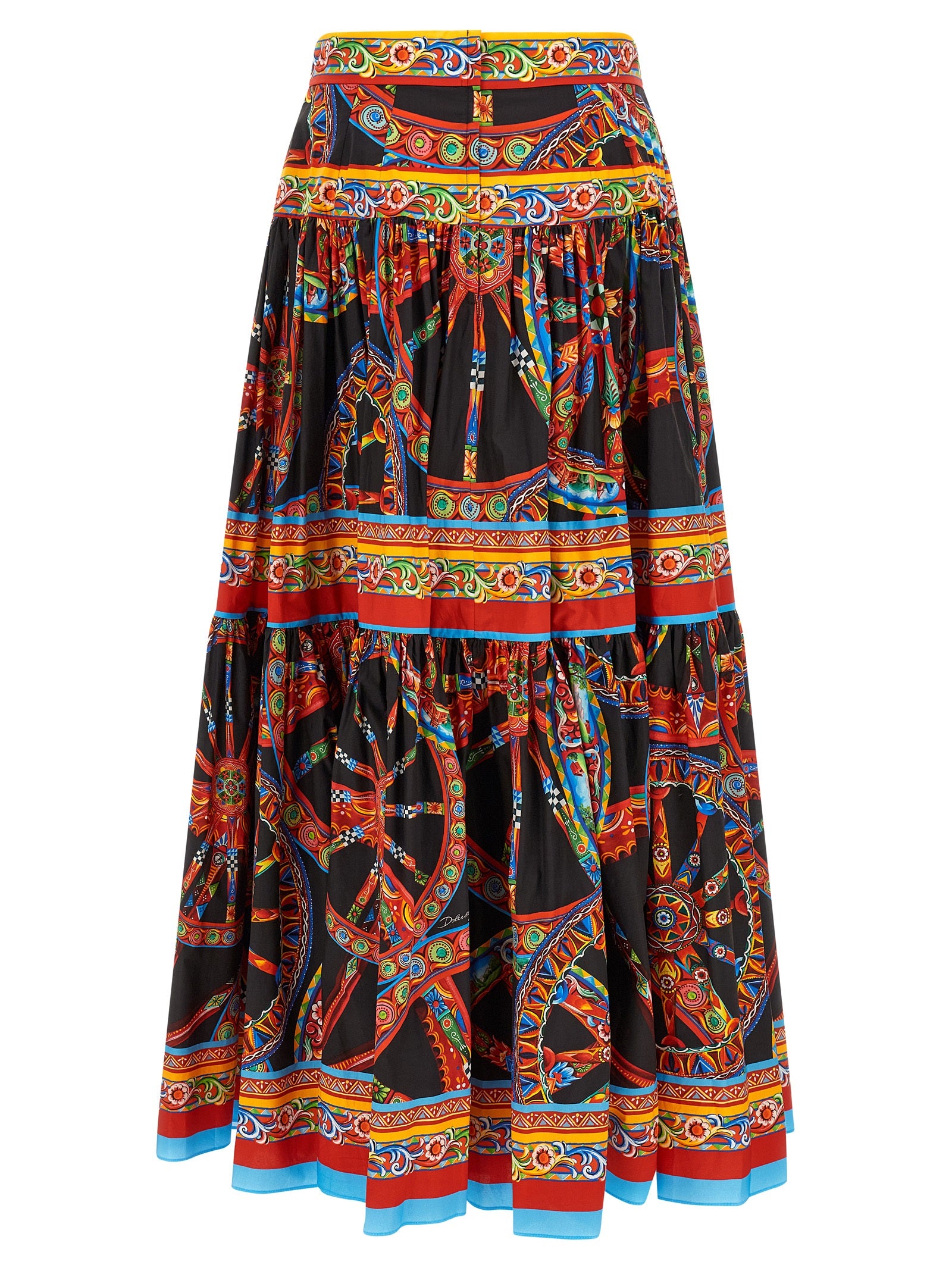 Dolce & Gabbana Multicolor Cotton Mini Skirt Dolce & Gabbana