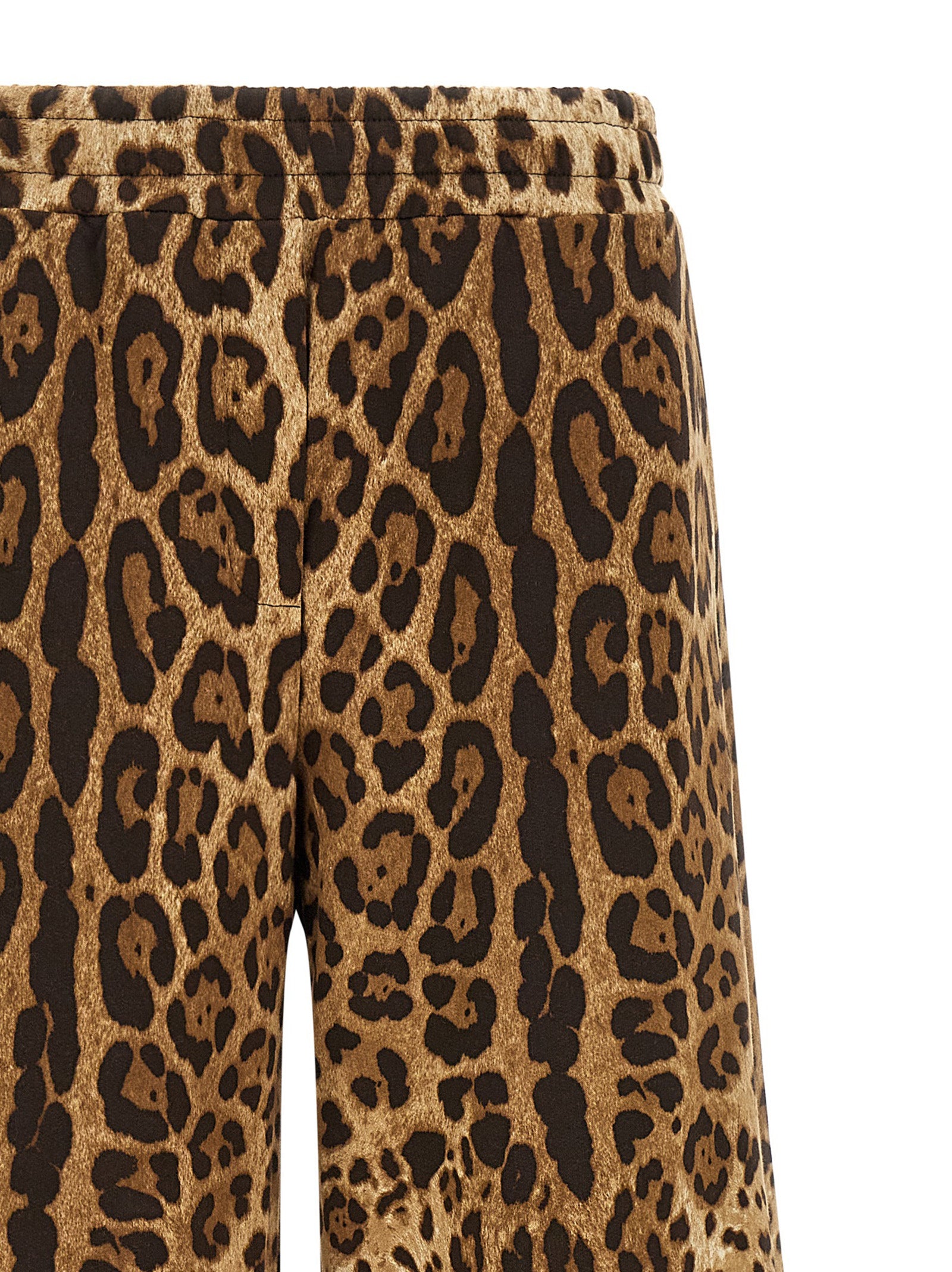 Dolce & Gabbana Brown Cotton Casual Pants Dolce & Gabbana