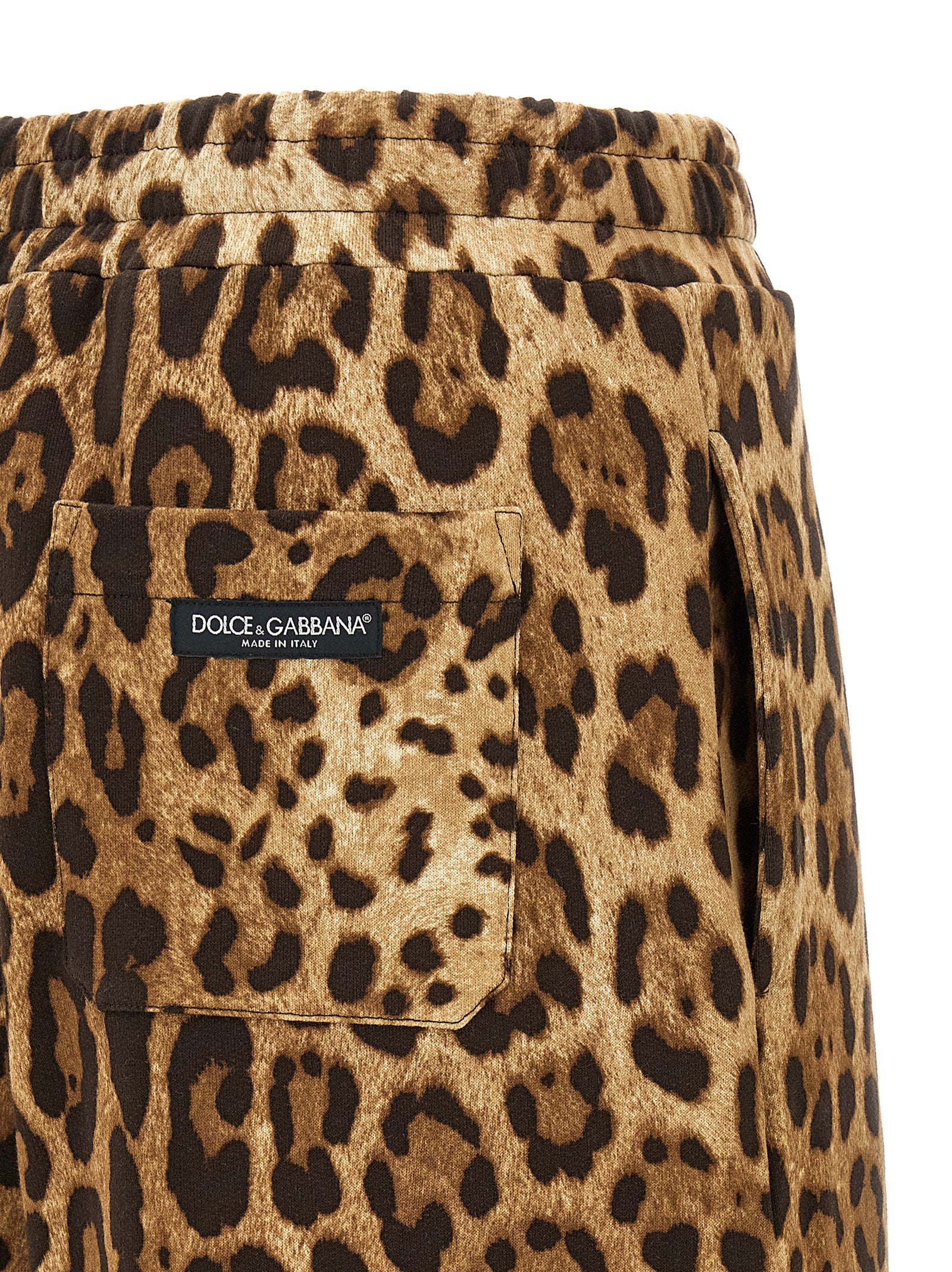 Dolce & Gabbana Brown Cotton Casual Pants Dolce & Gabbana