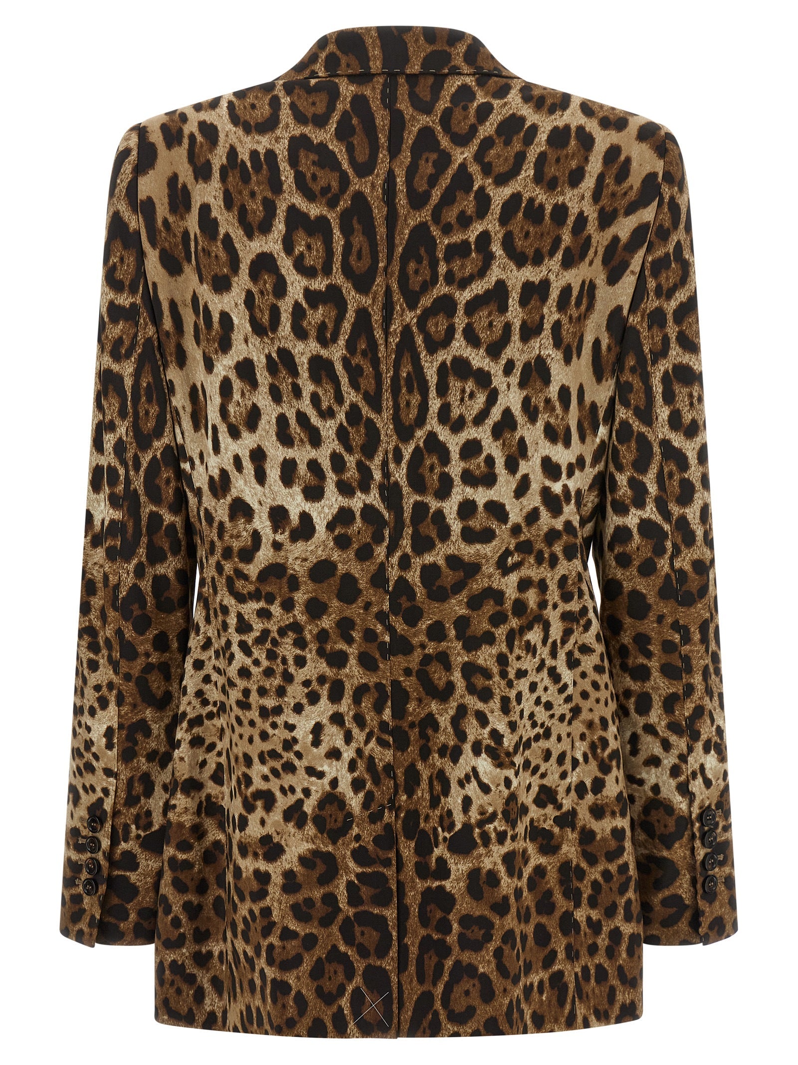 Dolce & Gabbana Brown Wool Blazer Dolce & Gabbana