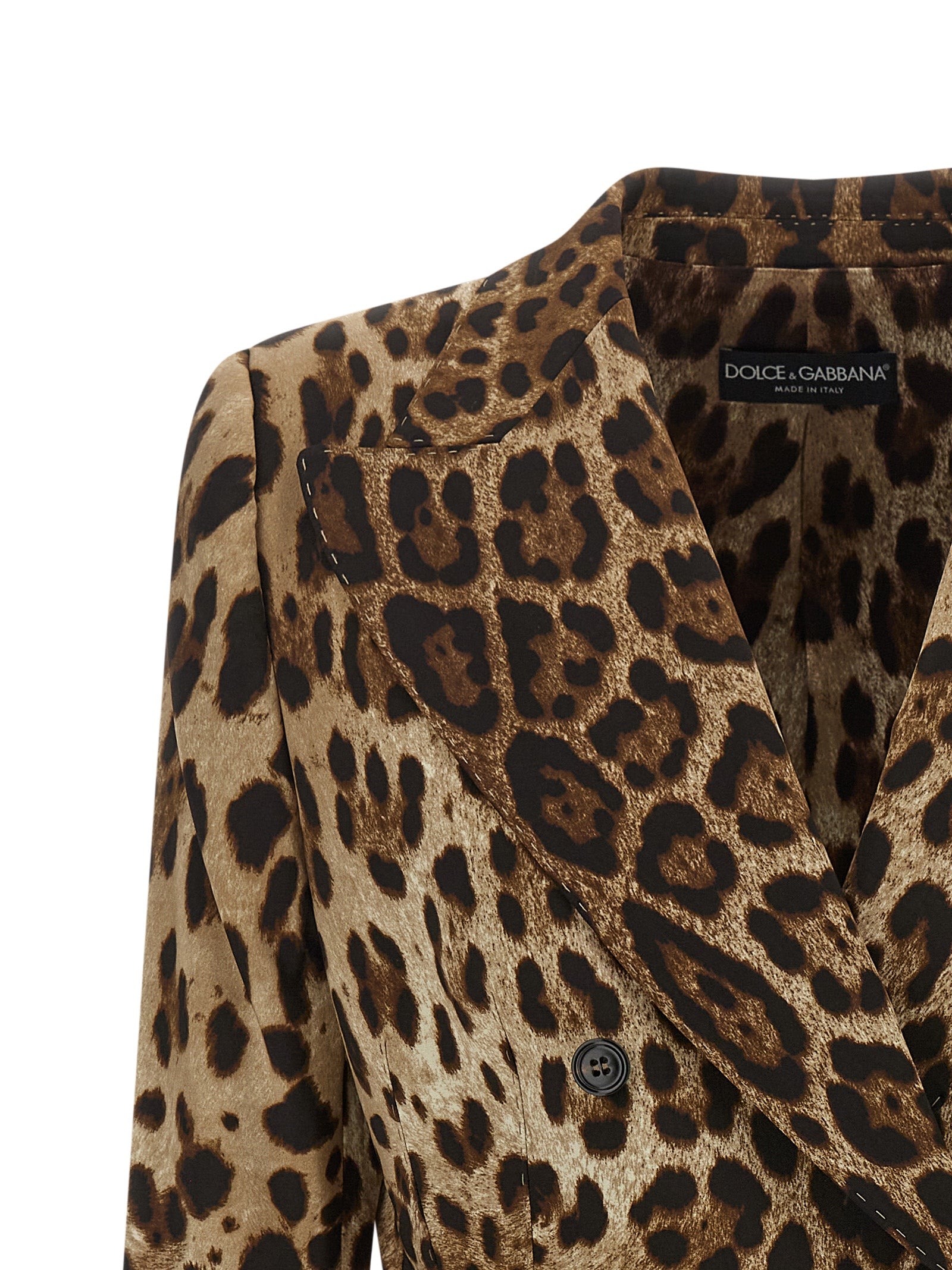 Dolce & Gabbana Brown Wool Blazer Dolce & Gabbana