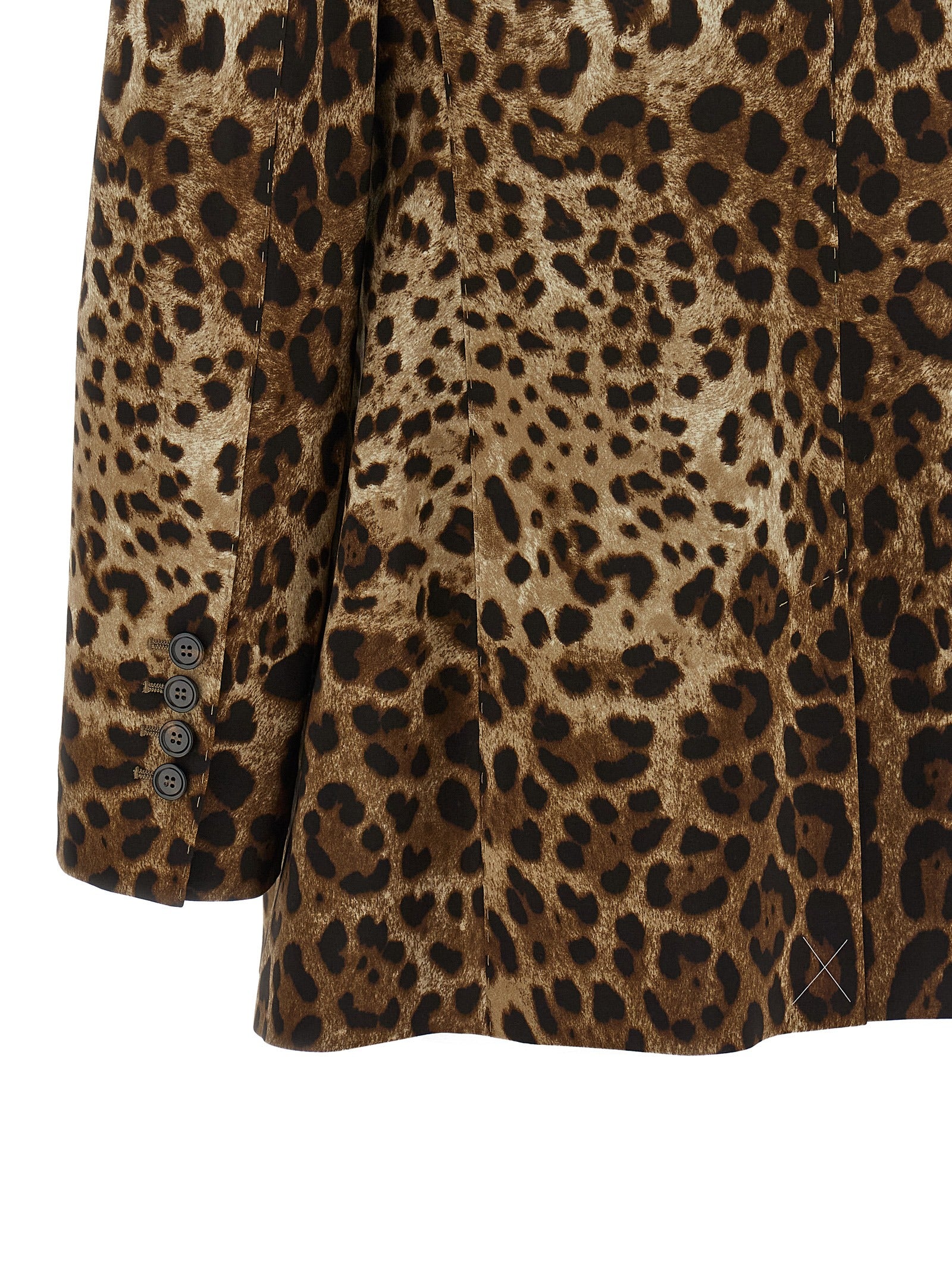 Dolce & Gabbana Brown Wool Blazer Dolce & Gabbana