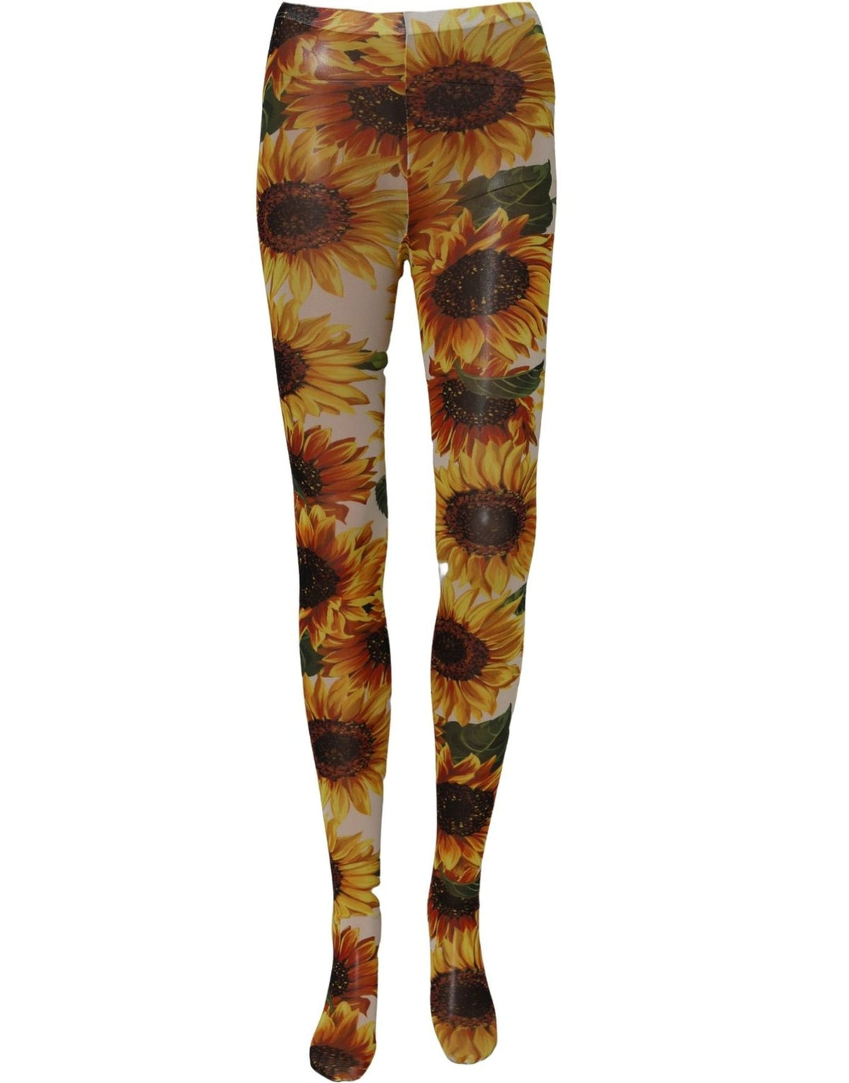 Dolce & Gabbana Multicolor Floral Nylon Tights Stockings Socks Dolce & Gabbana
