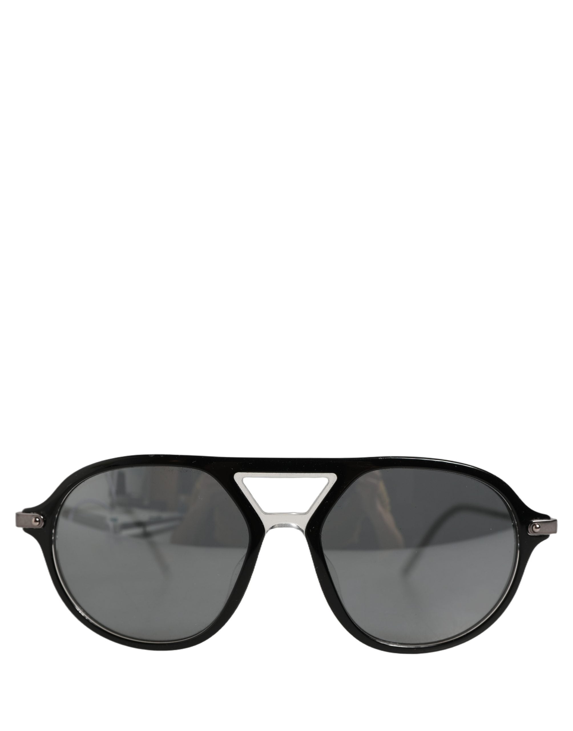 Dolce & Gabbana Black Acetate Frame DG4343F Bridge Detail Sunglasses Dolce & Gabbana
