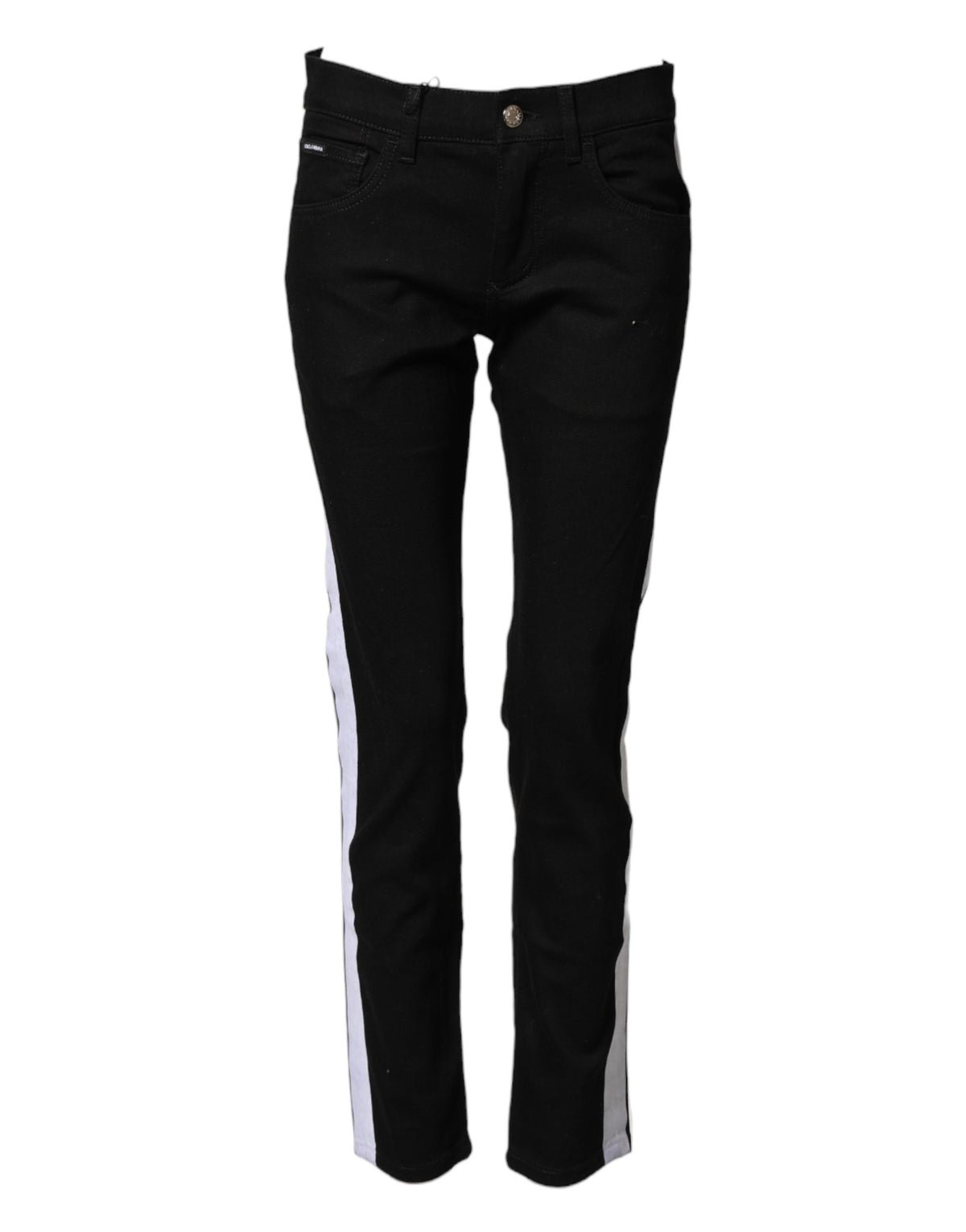 Dolce & Gabbana Black Cotton Stretch Skinny Denim Trouser Jeans Dolce & Gabbana