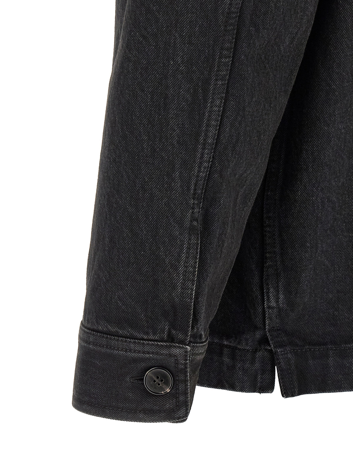 Saint Laurent Black Cotton Blouse Saint Laurent