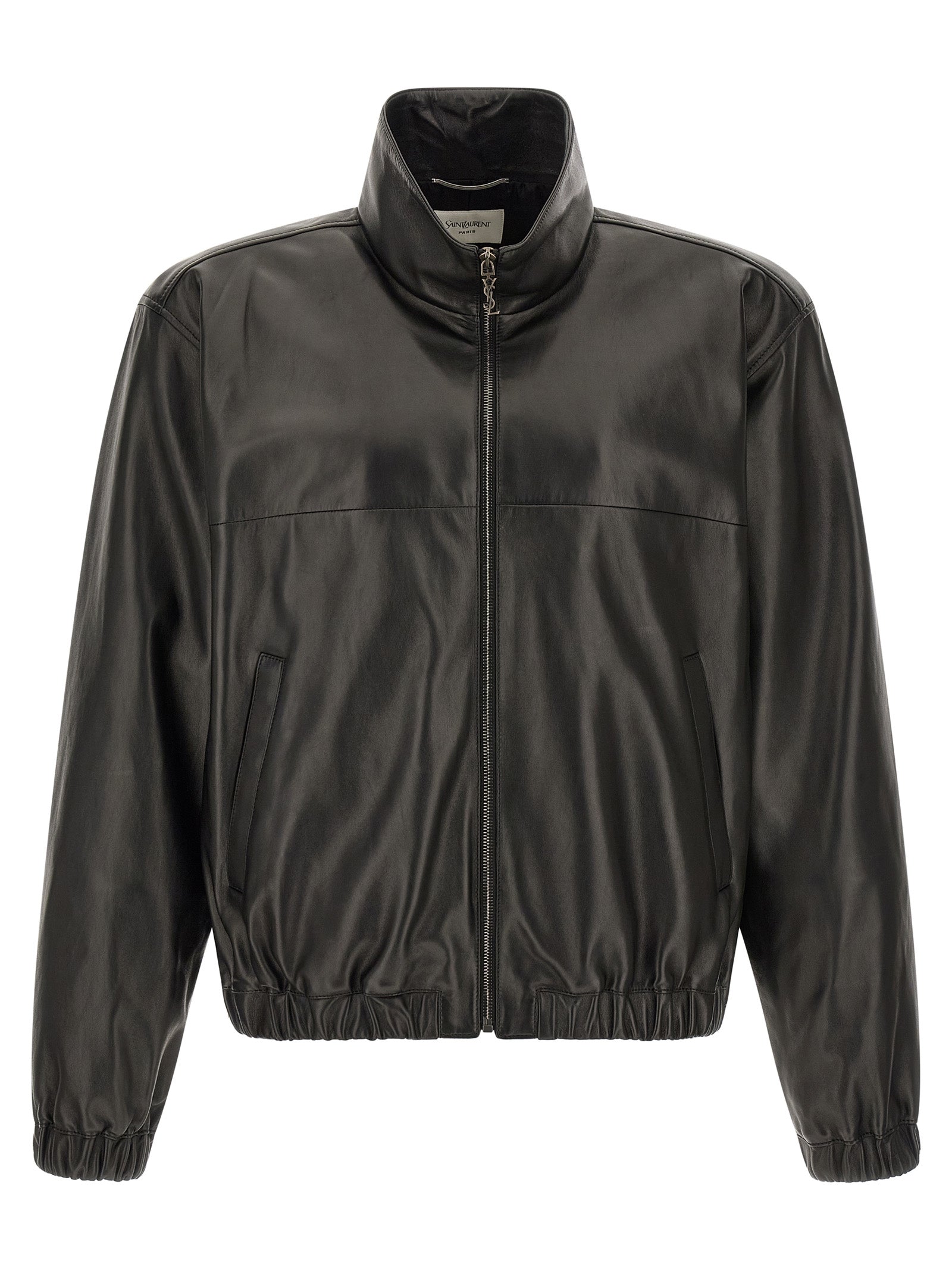 Saint Laurent Black Lamb Leather Leather Jacket Saint Laurent