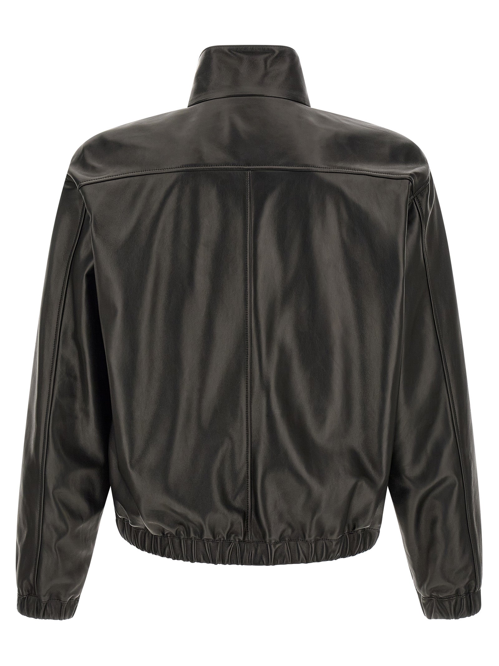 Saint Laurent Black Lamb Leather Leather Jacket Saint Laurent