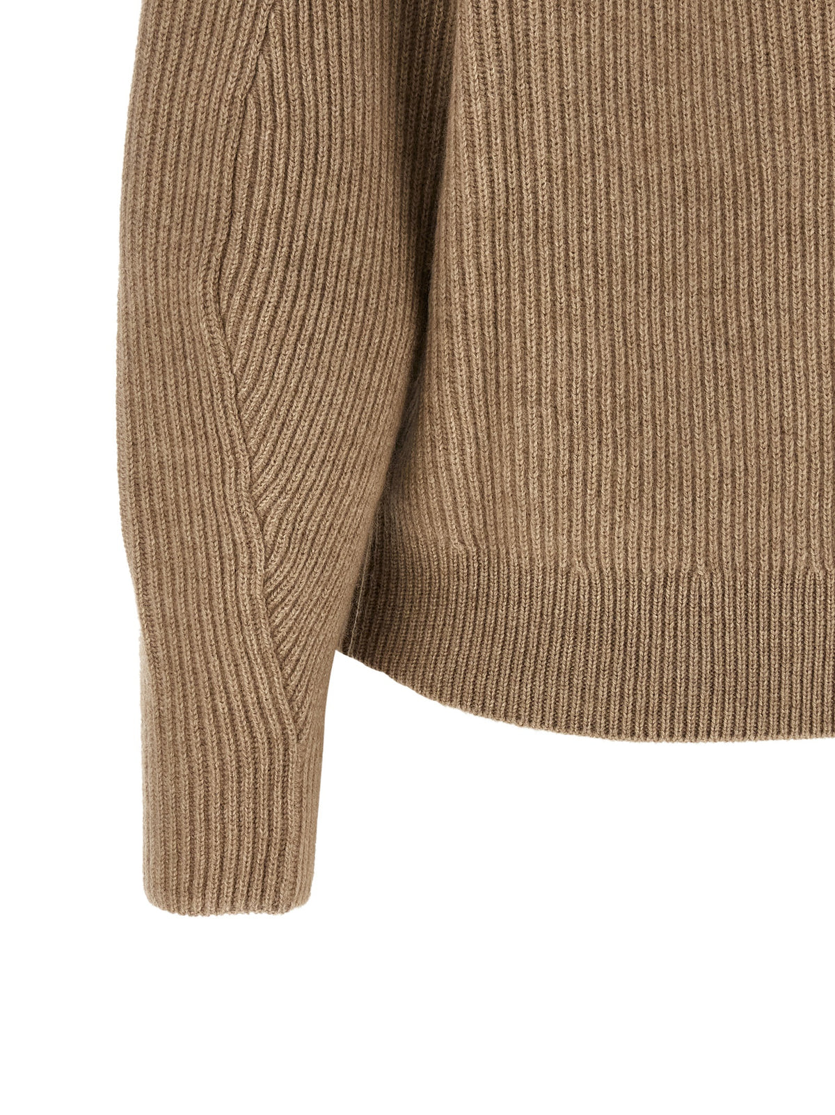 Brunello Cucinelli Beige Cashmere Cardigan Brunello Cucinelli