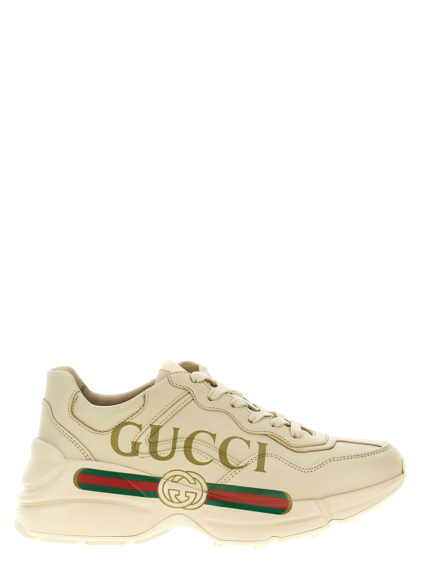 Gucci White Calfskin Chunky Sneakers Gucci