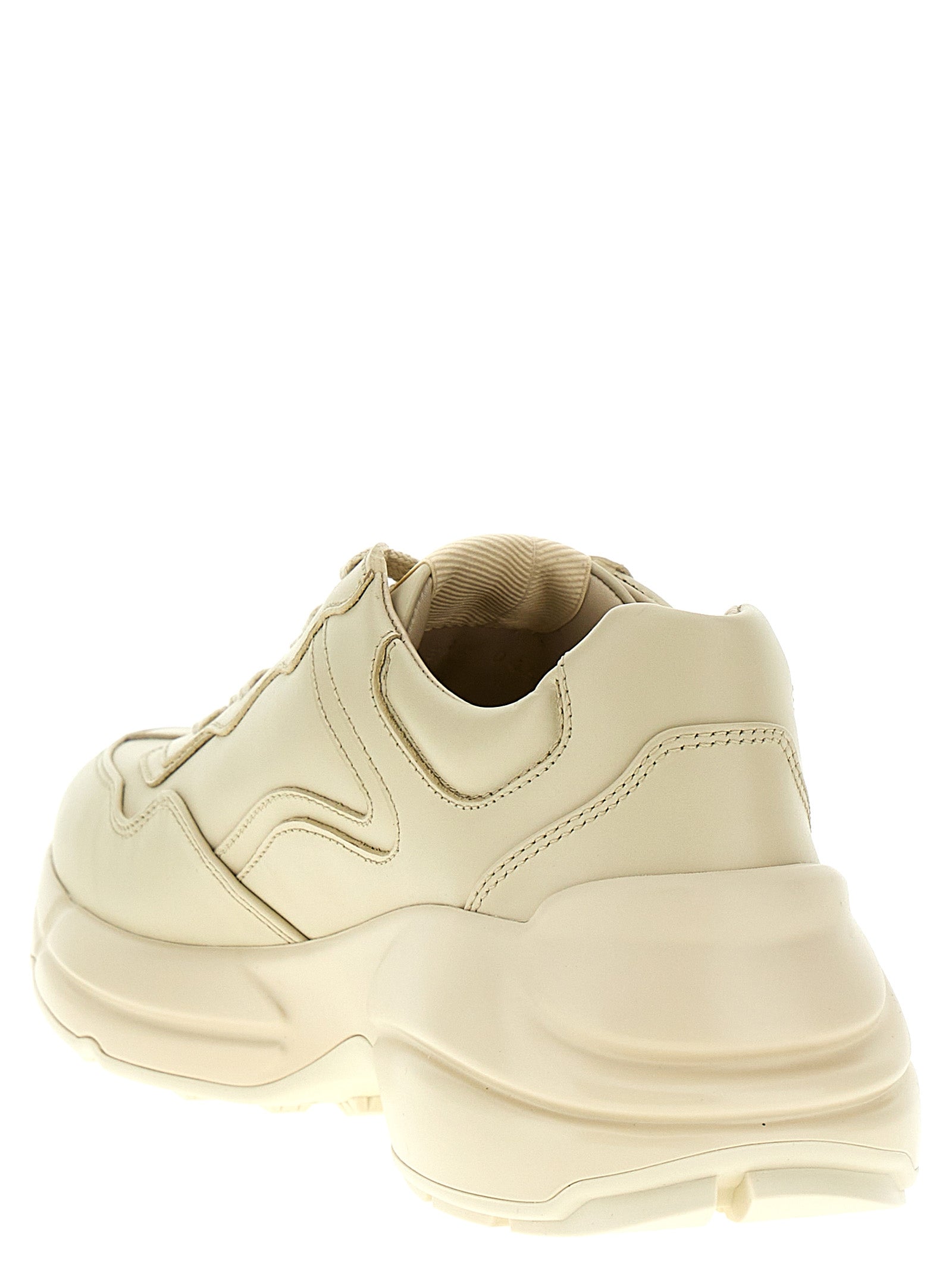Gucci White Calfskin Chunky Sneakers Gucci
