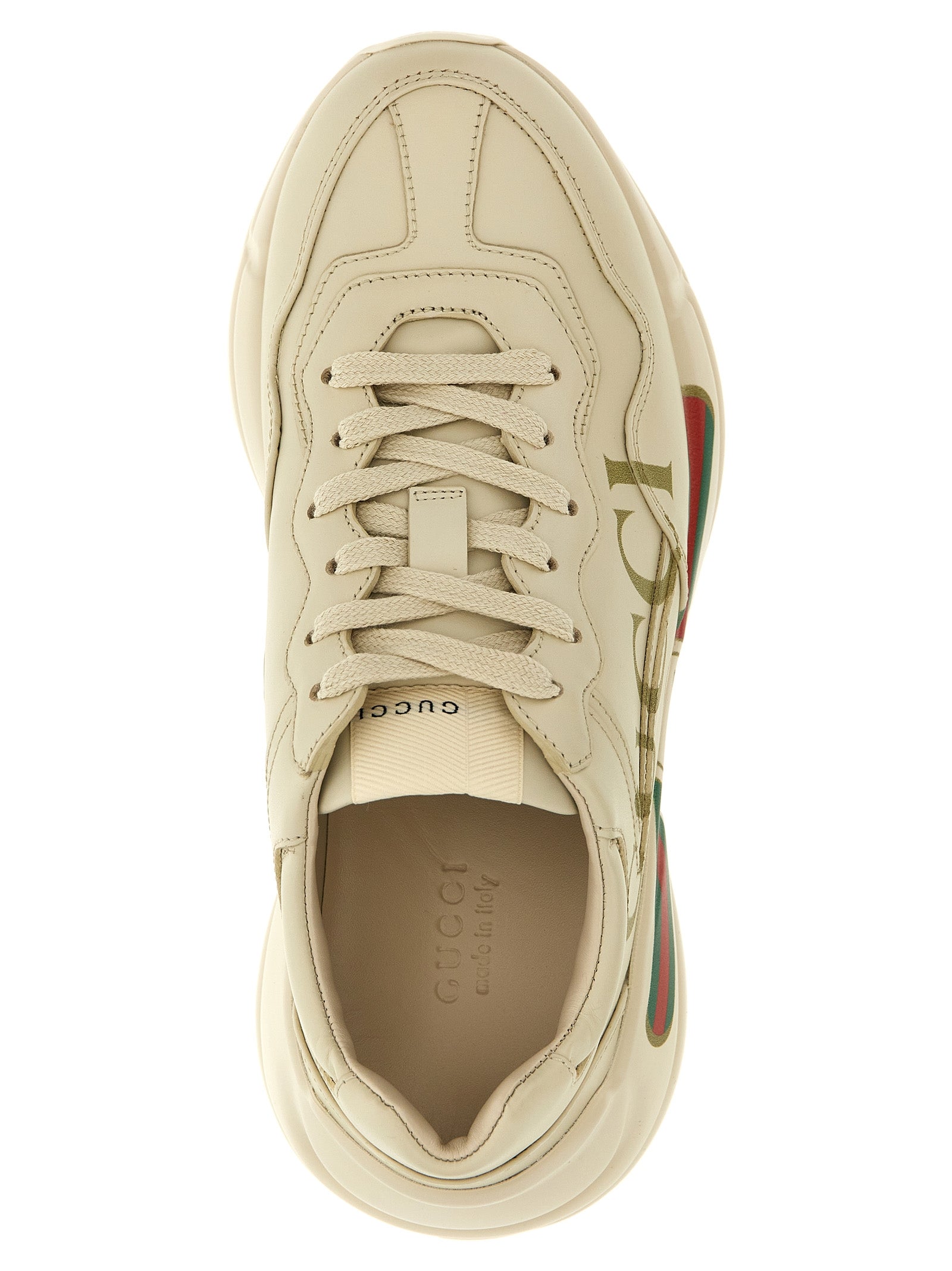 Gucci White Calfskin Chunky Sneakers Gucci