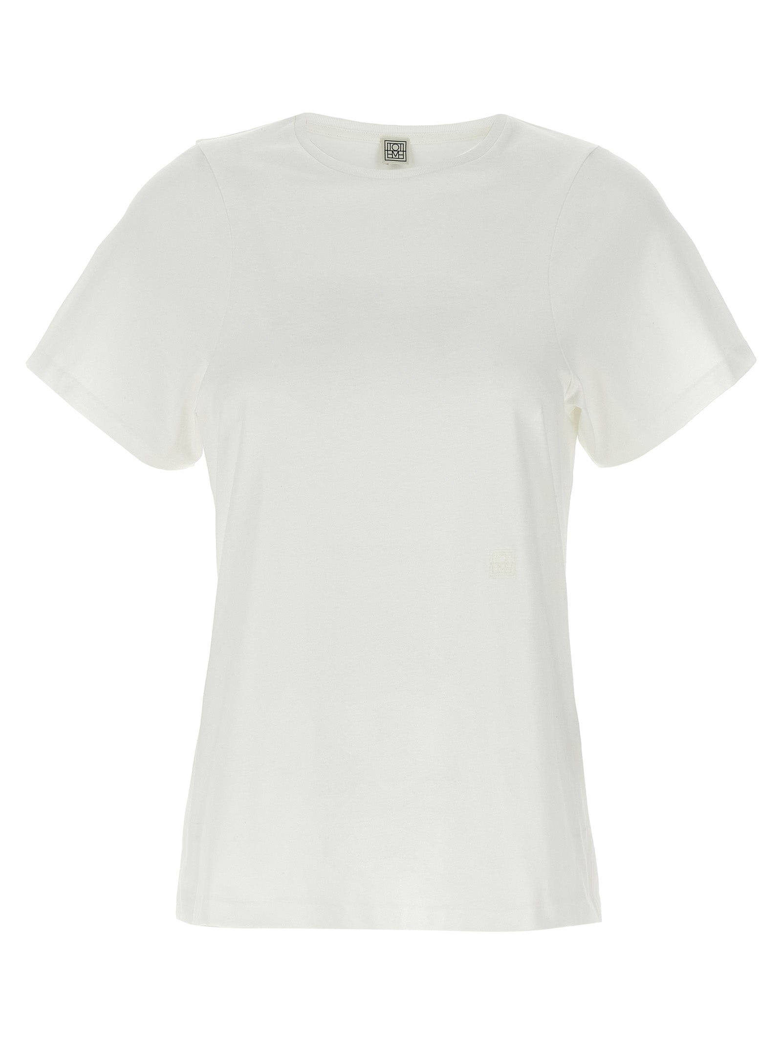TOTEME White Cotton T-Shirt TOTEME