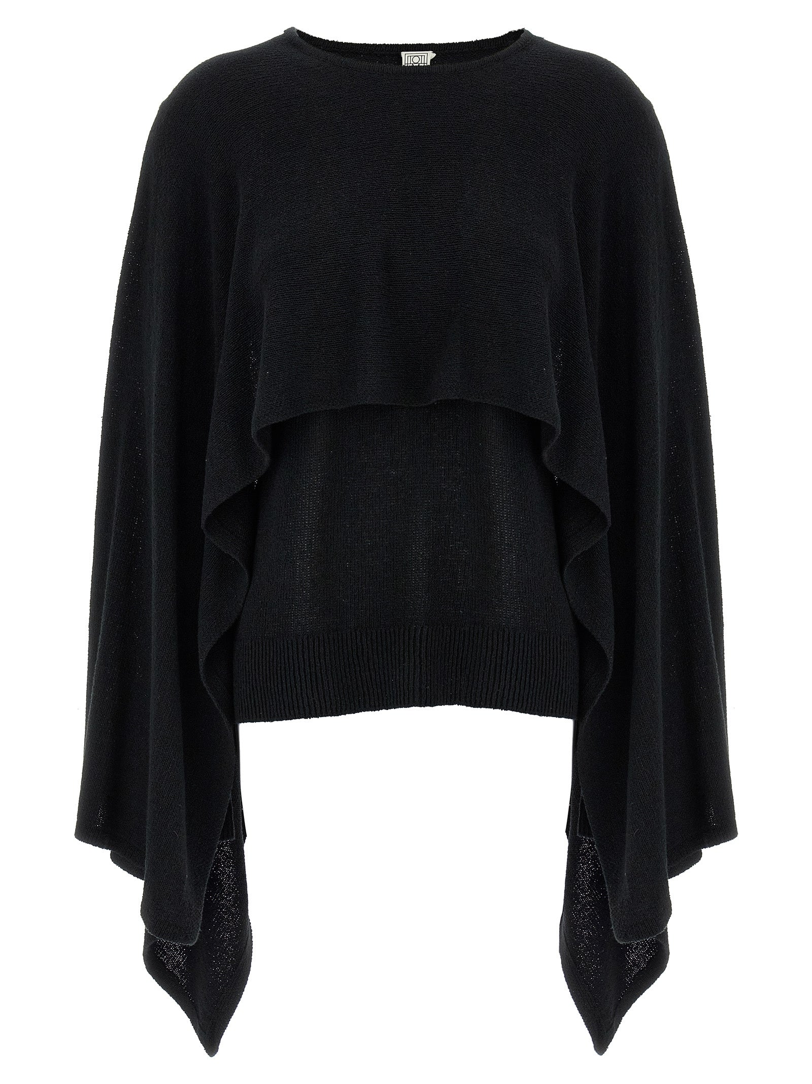 TOTEME Black Silk Cardigan TOTEME