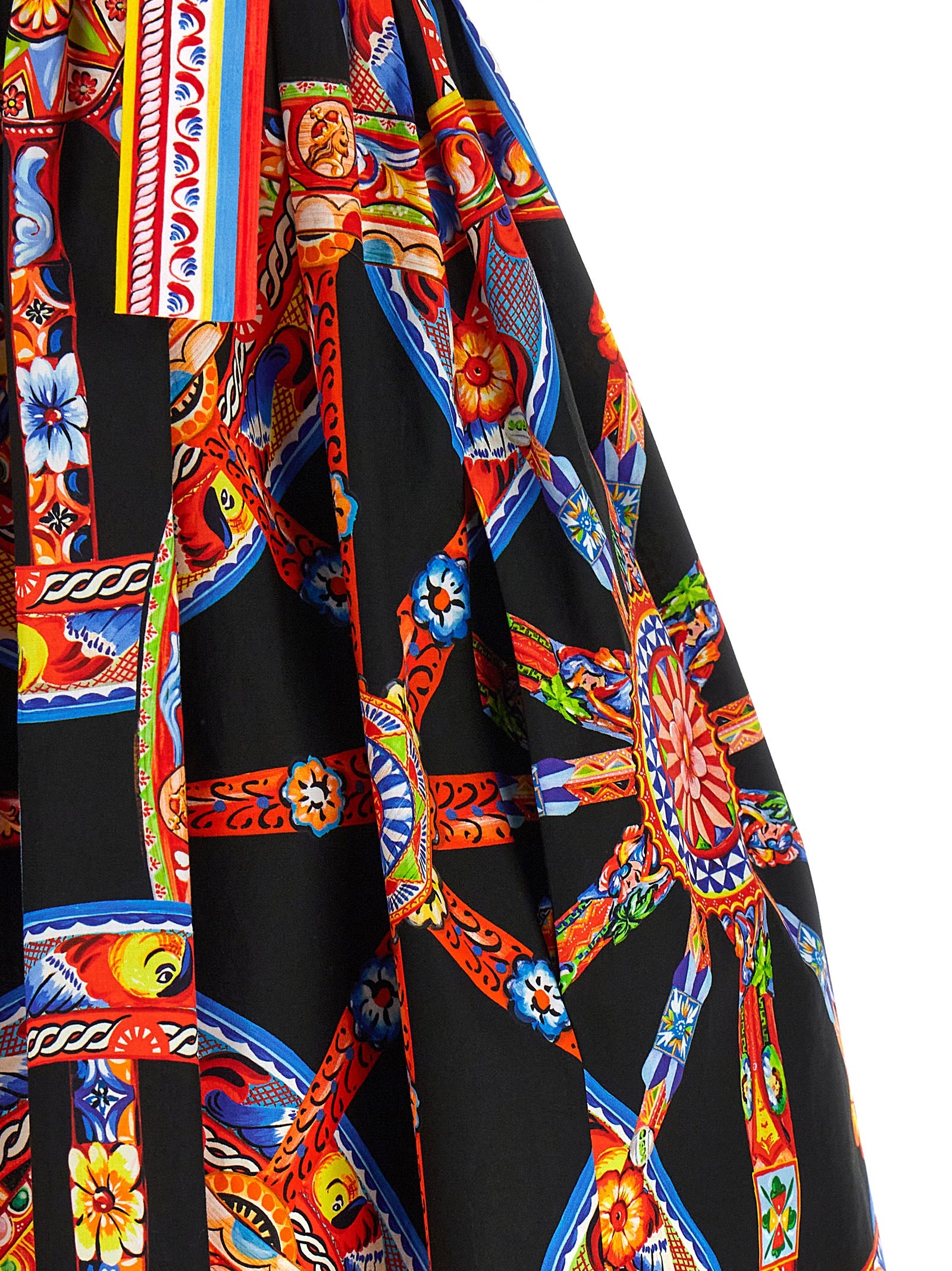 Dolce & Gabbana Multicolor Cotton Short Dress Dolce & Gabbana