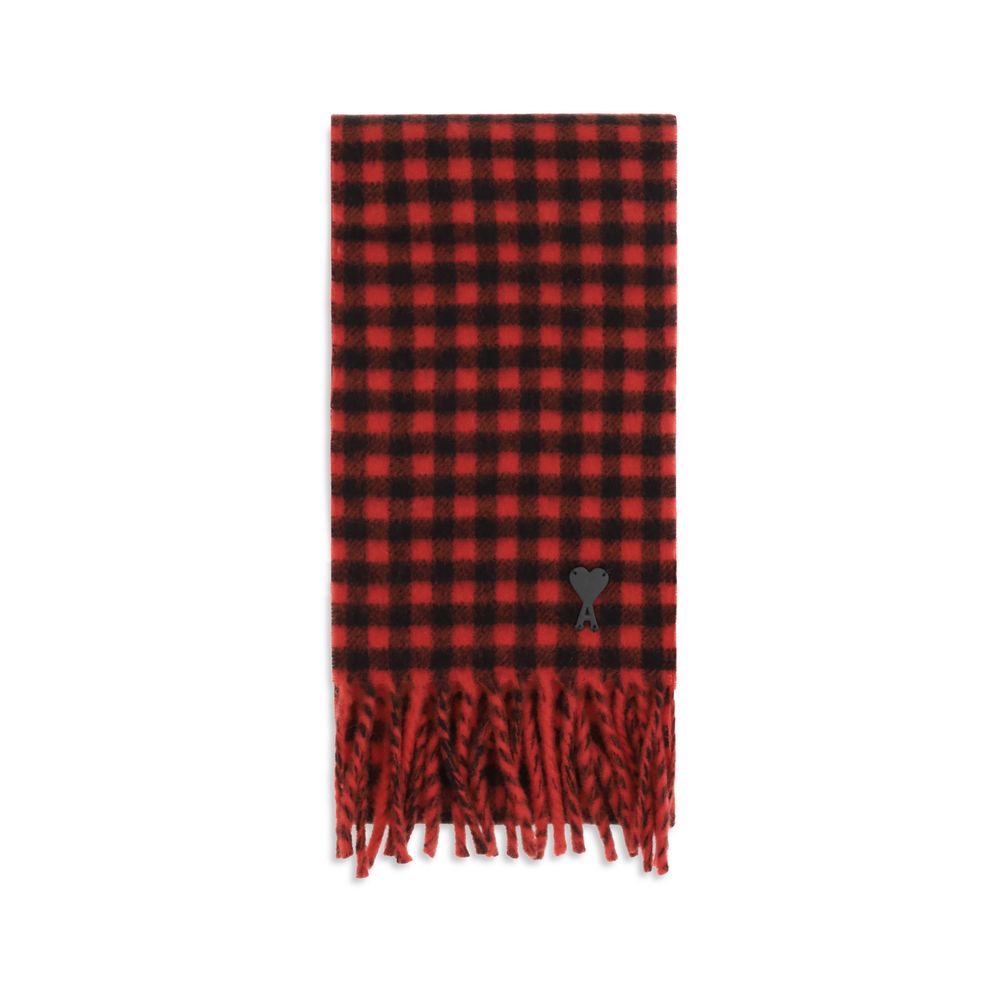Ami Paris Multicolor Wool Oves Aries Scarf Ami Paris
