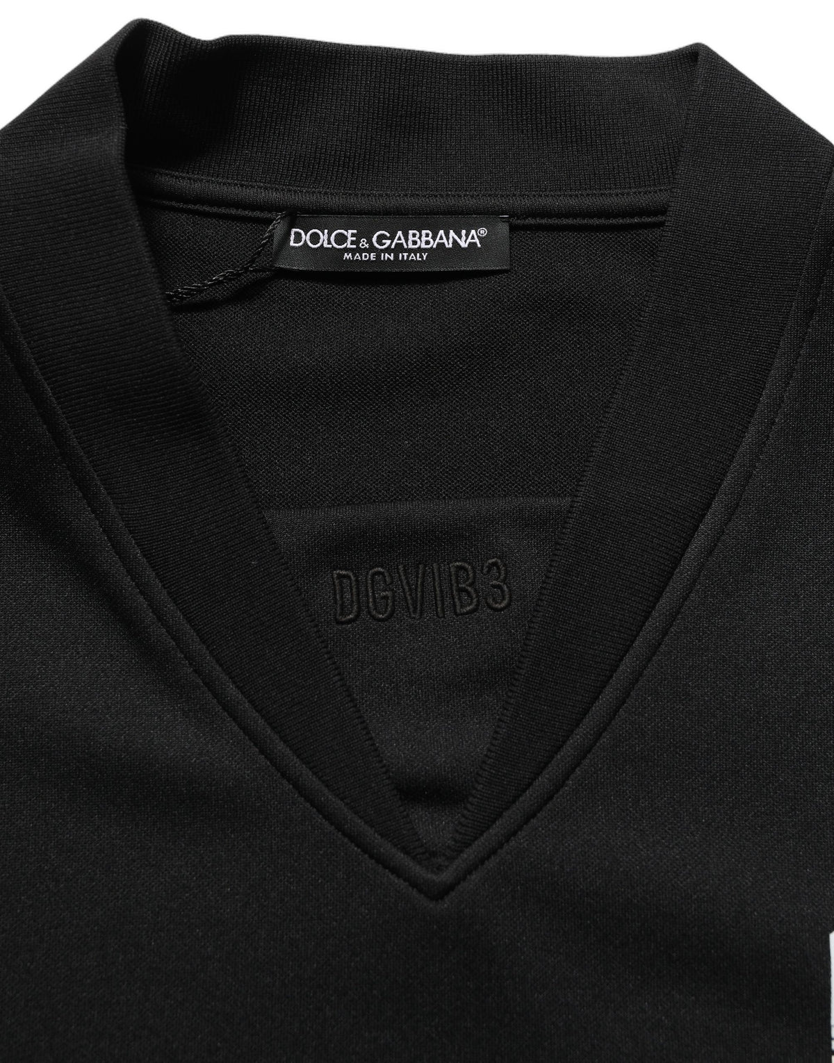 Dolce & Gabbana Black Polyester DGVIB3 Oversized Jersey T-shirt Dolce & Gabbana