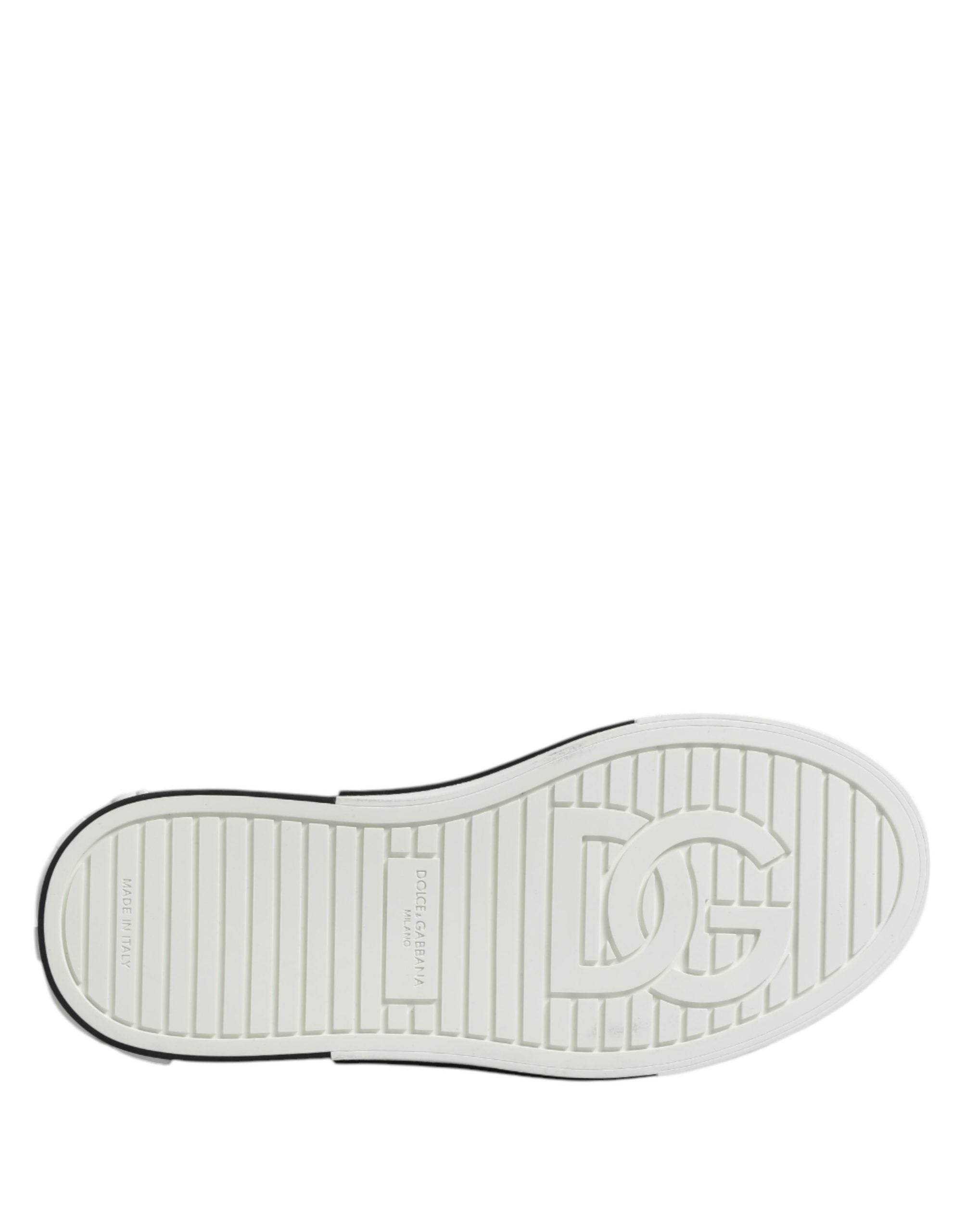 Dolce & Gabbana White Perforated Custom 2.Zero Sneakers Shoes Dolce & Gabbana