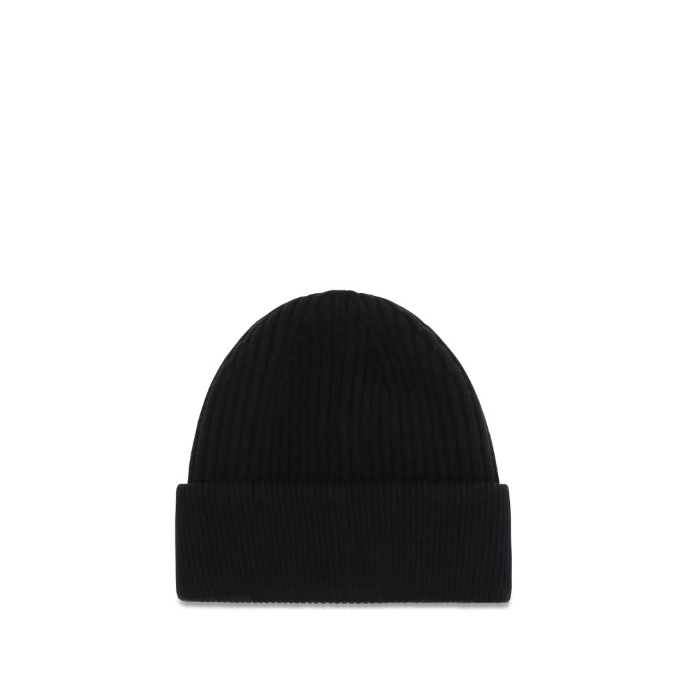 Dolce & Gabbana Black Wool Oves Aries Beanie Dolce & Gabbana