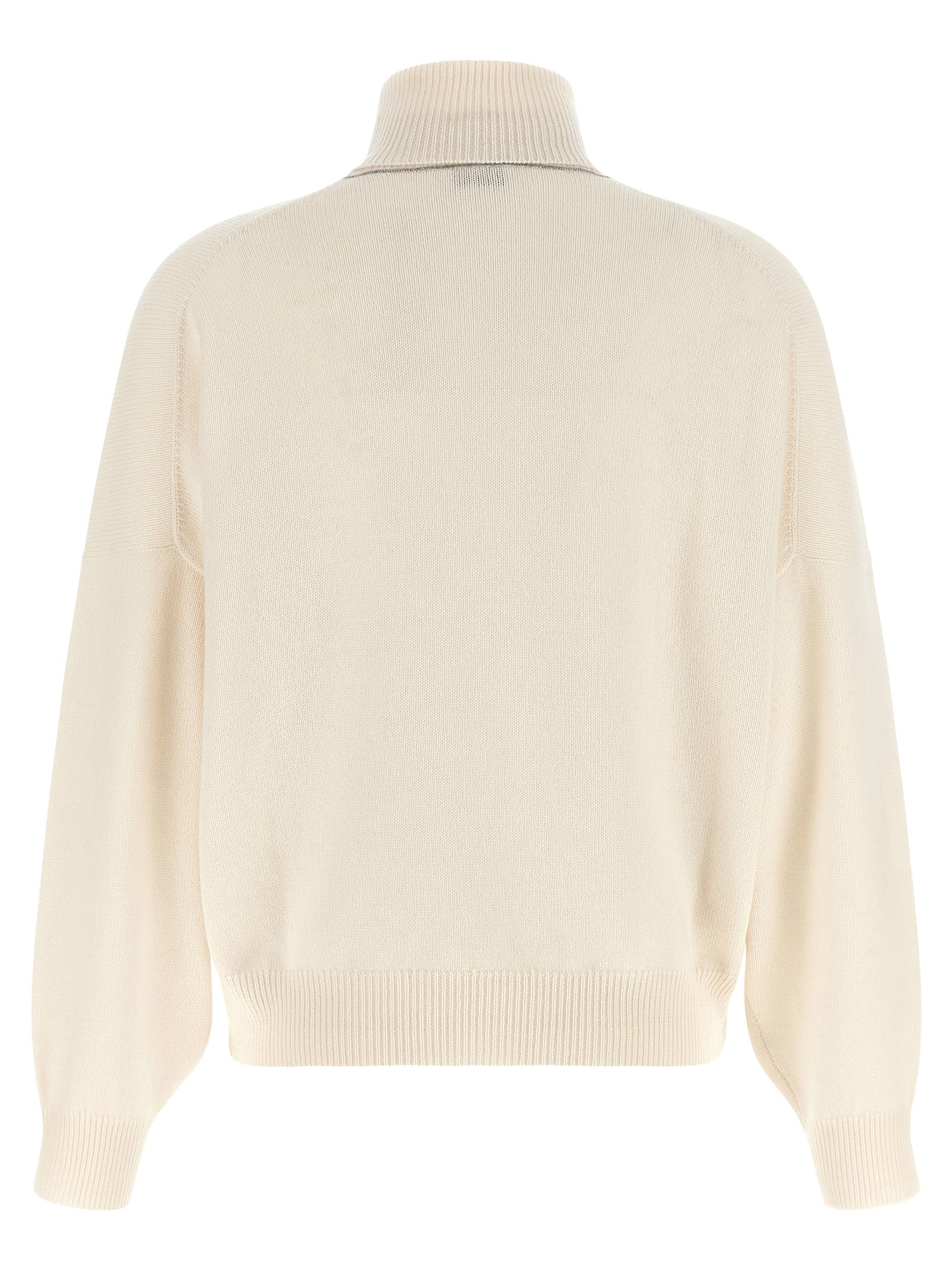 Brunello Cucinelli White Cashmere Cardigan Brunello Cucinelli