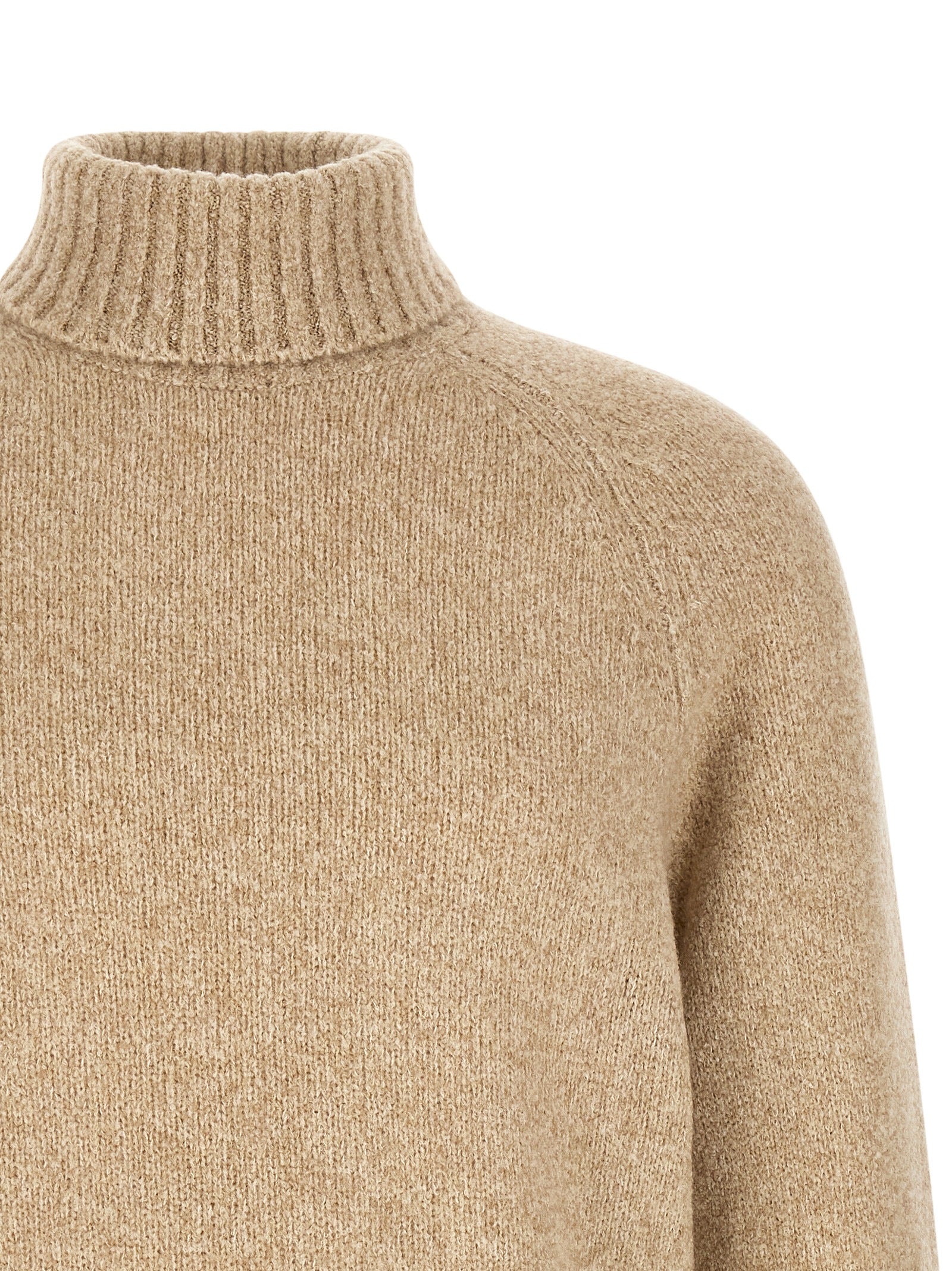 Brunello Cucinelli Beige Virgin Wool Cardigan Brunello Cucinelli