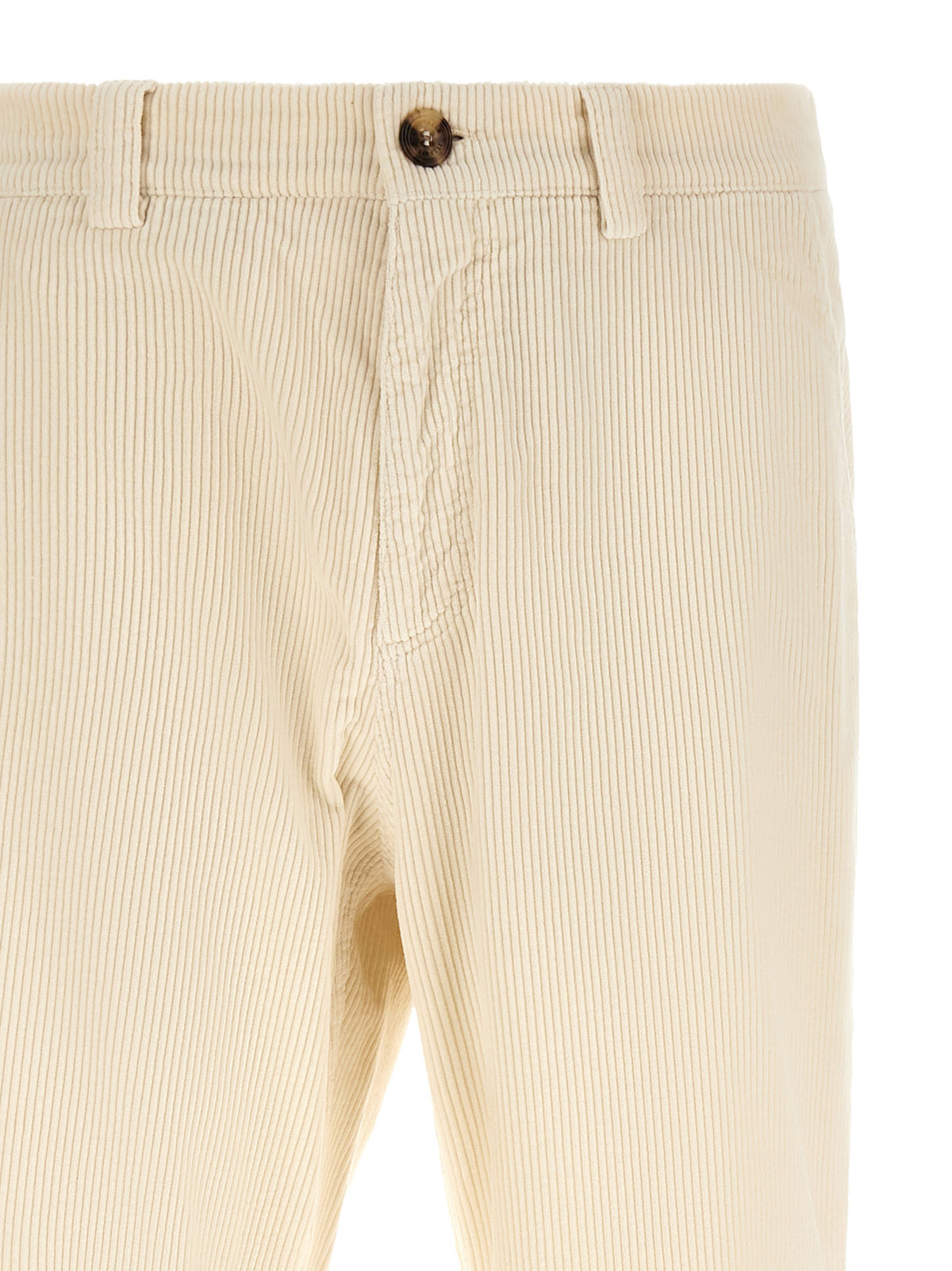 Brunello Cucinelli Beige Cotton Casual Pants Brunello Cucinelli
