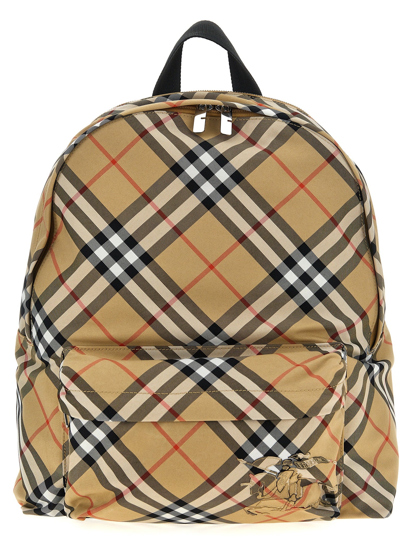 Burberry Beige Polyester Backpack Burberry
