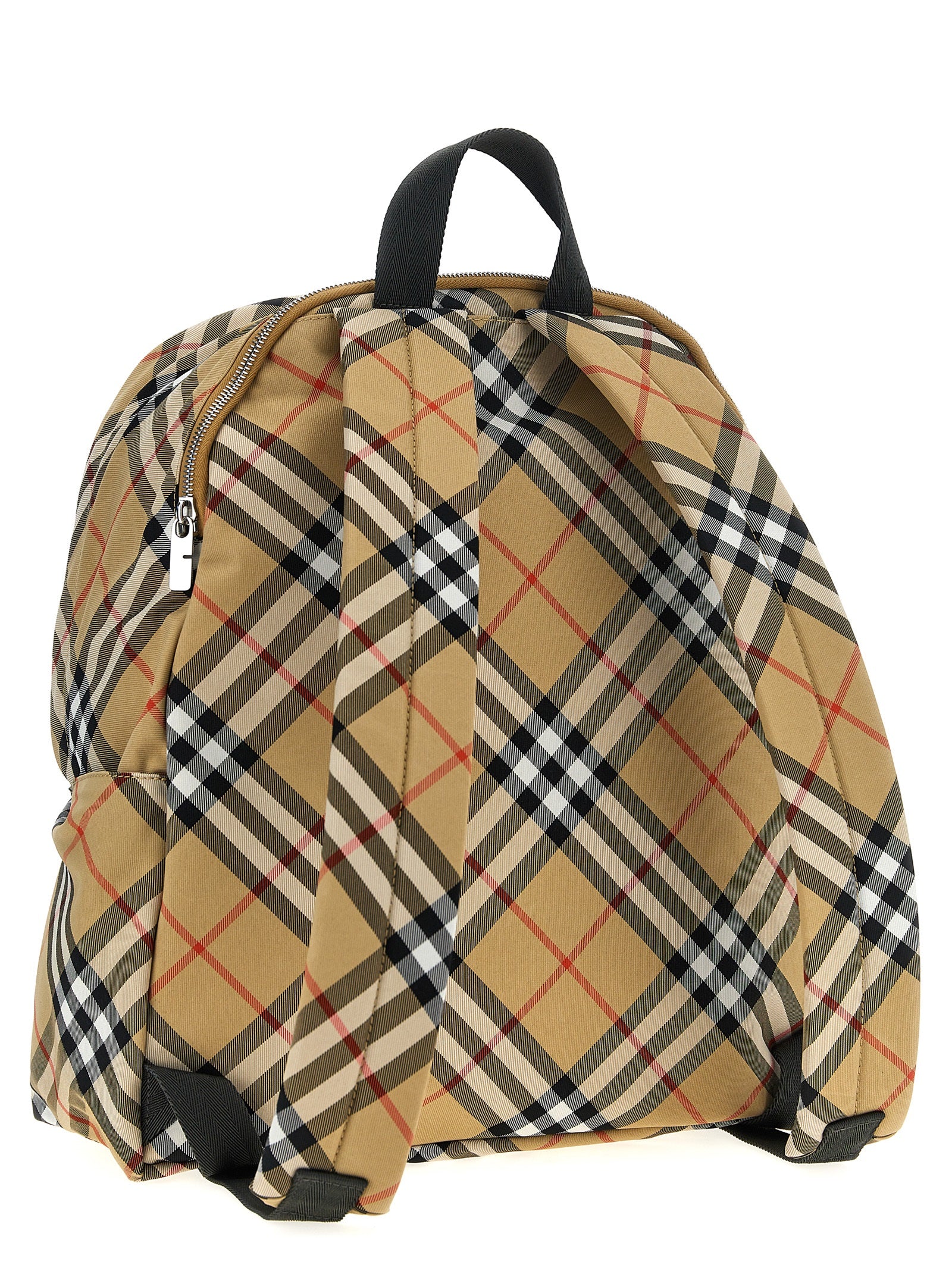 Burberry Beige Polyester Backpack Burberry