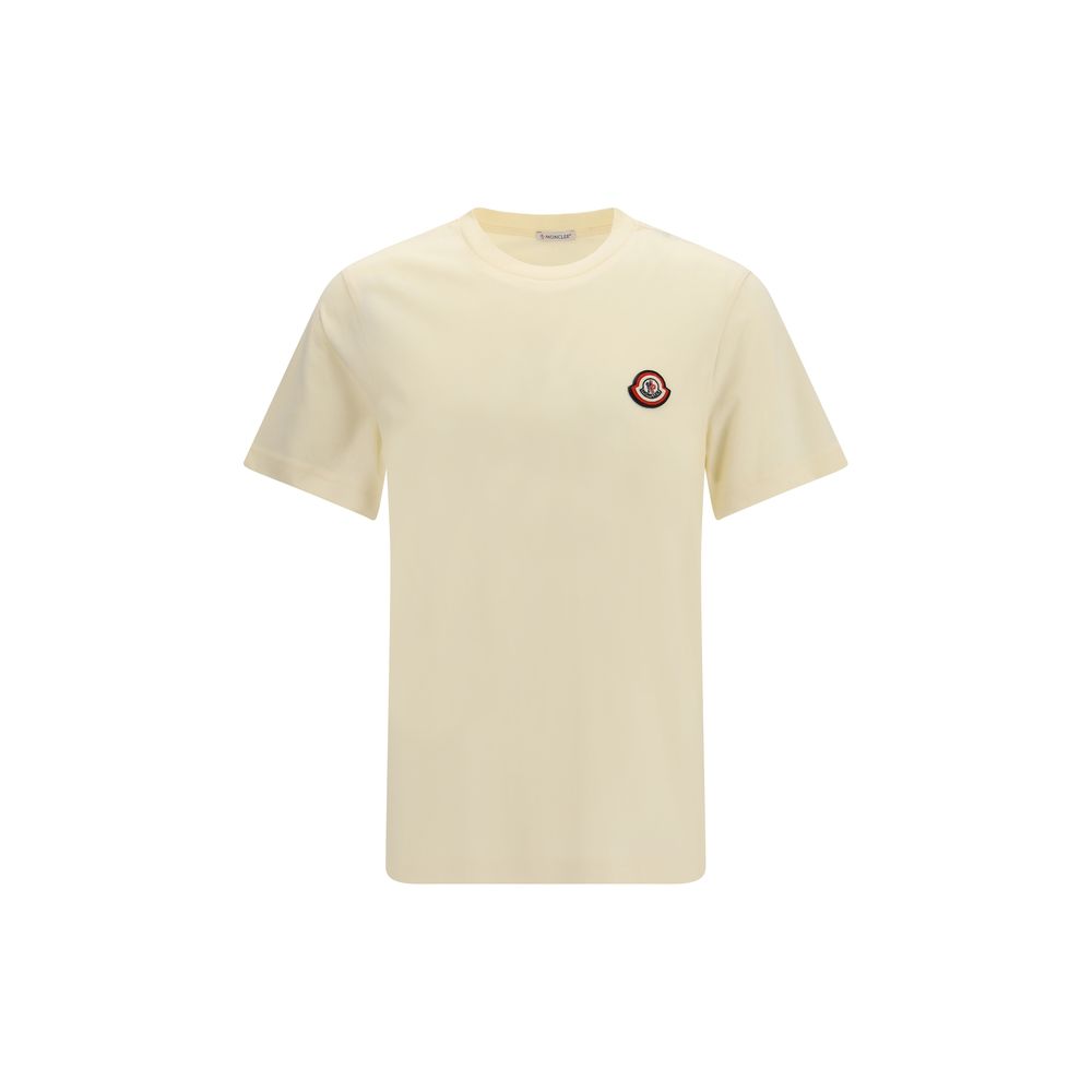 Moncler Beige Cotton T-Shirt Moncler