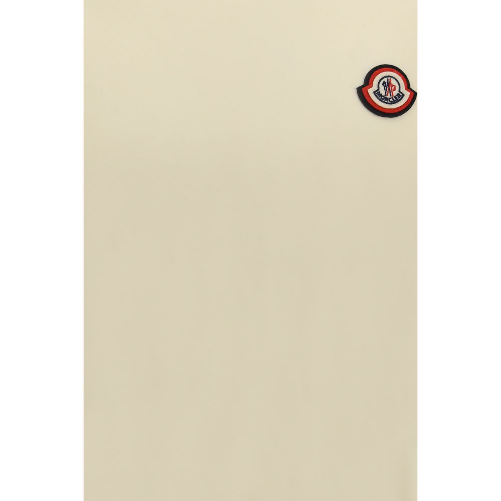 Moncler Beige Cotton T-Shirt Moncler