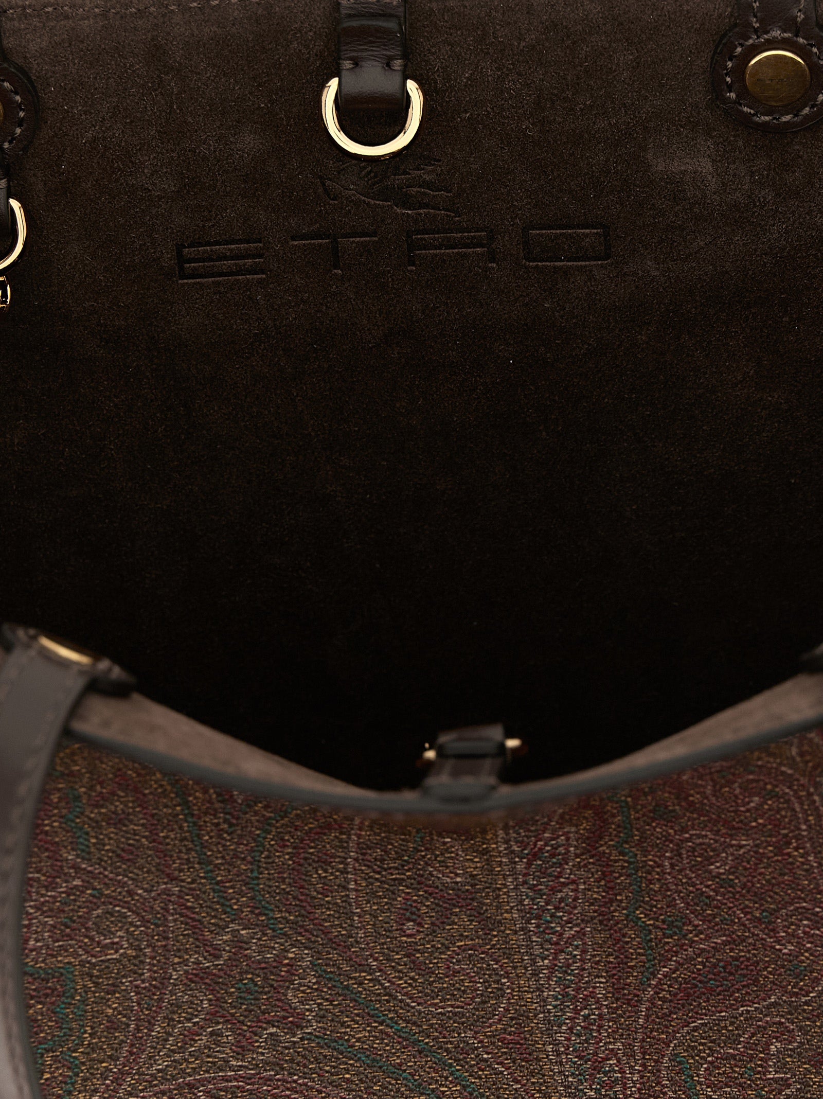 Etro Brown Cotton Tote Bag Etro