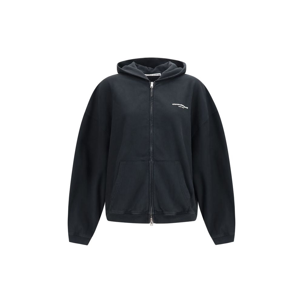Alexander Wang Black Cotton Sweatshirt Alexander Wang