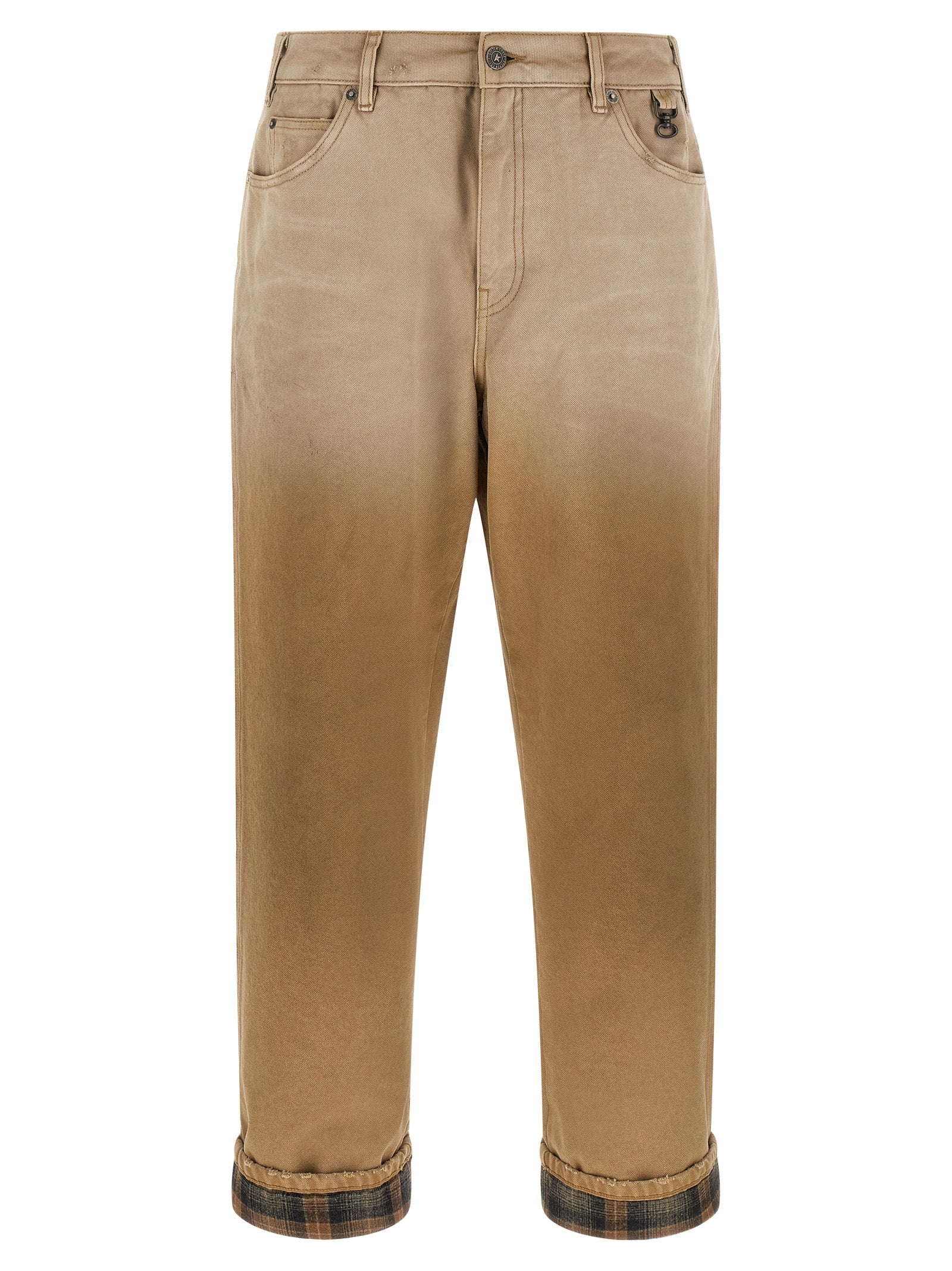 Golden Goose Beige Cotton Casual Pants Golden Goose