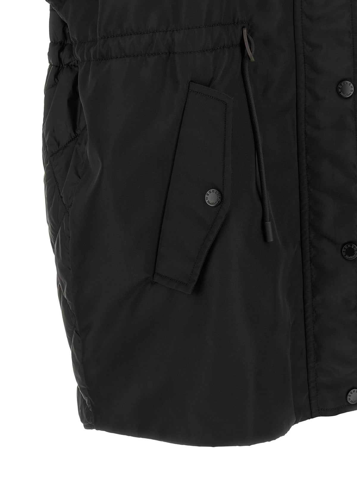 Max Mara Black Polyamide Sleeveless Jacket Max Mara