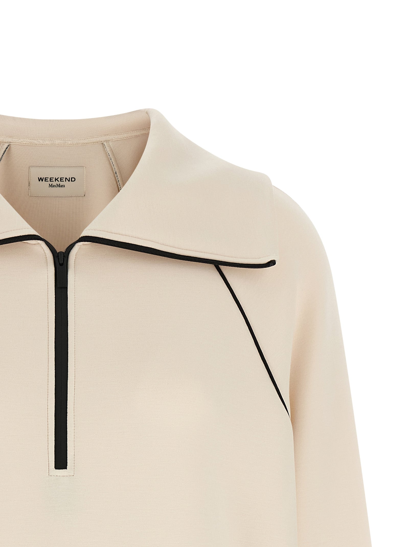 Max Mara Beige Mohair Sweatshirt Max Mara