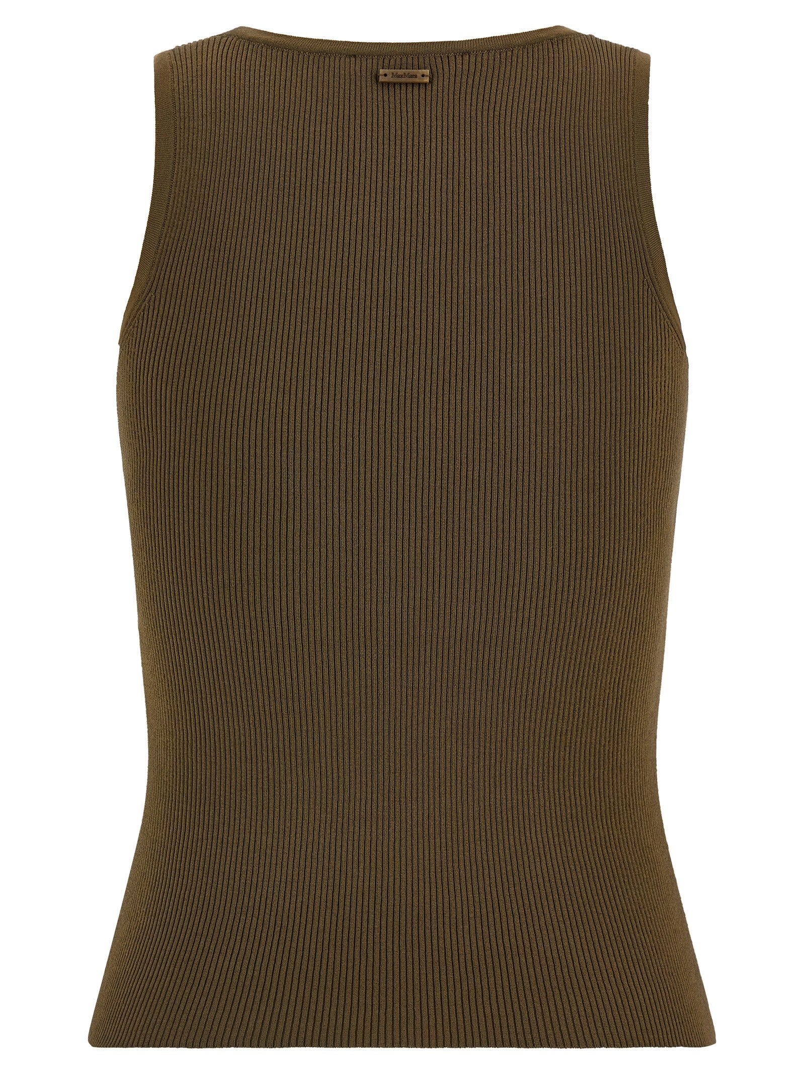 Max Mara Bicolor Viscose Sleeveles T-Shirt Max Mara