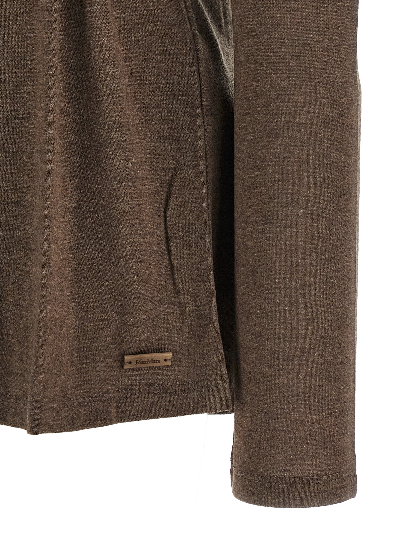 Max Mara Brown Lyocell Cardigan Max Mara