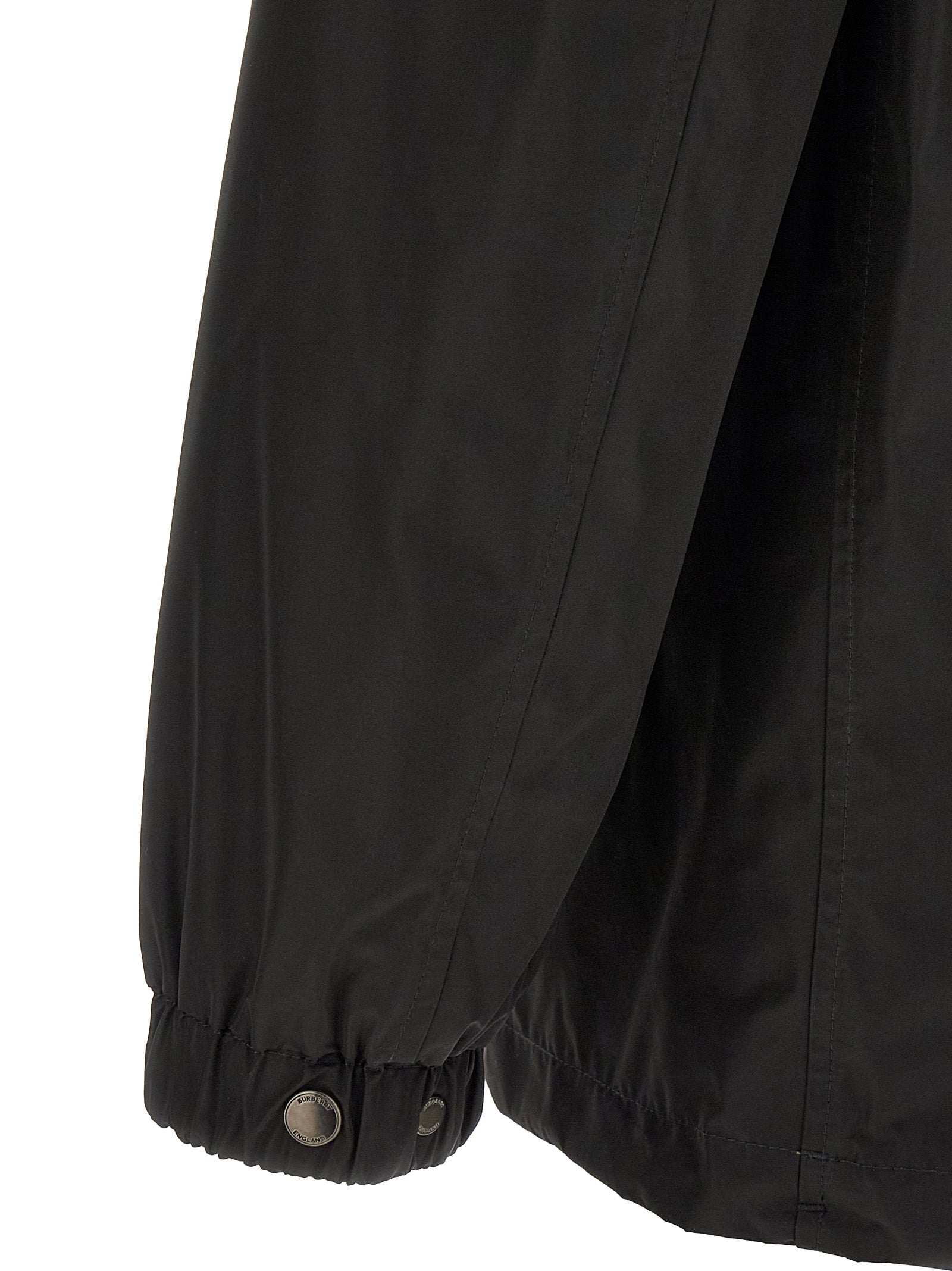 Burberry Black Polyester Coat Burberry