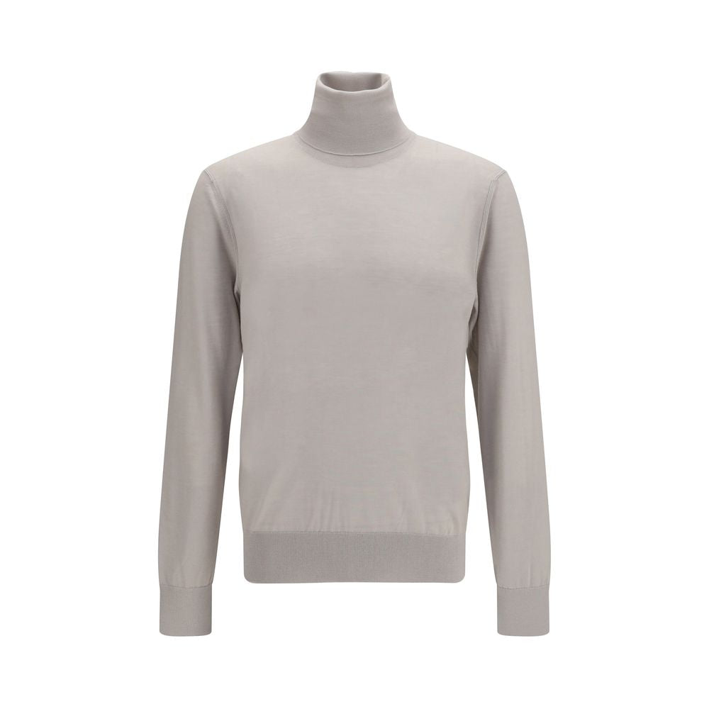 Dolce & Gabbana Beige Cashmere Turtleneck Dolce & Gabbana