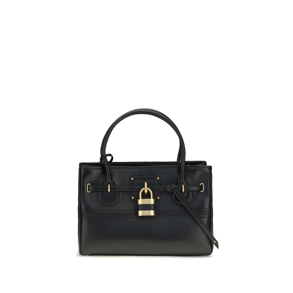 Chloé Black Buffalo Leather Shoulder Bag Chloé