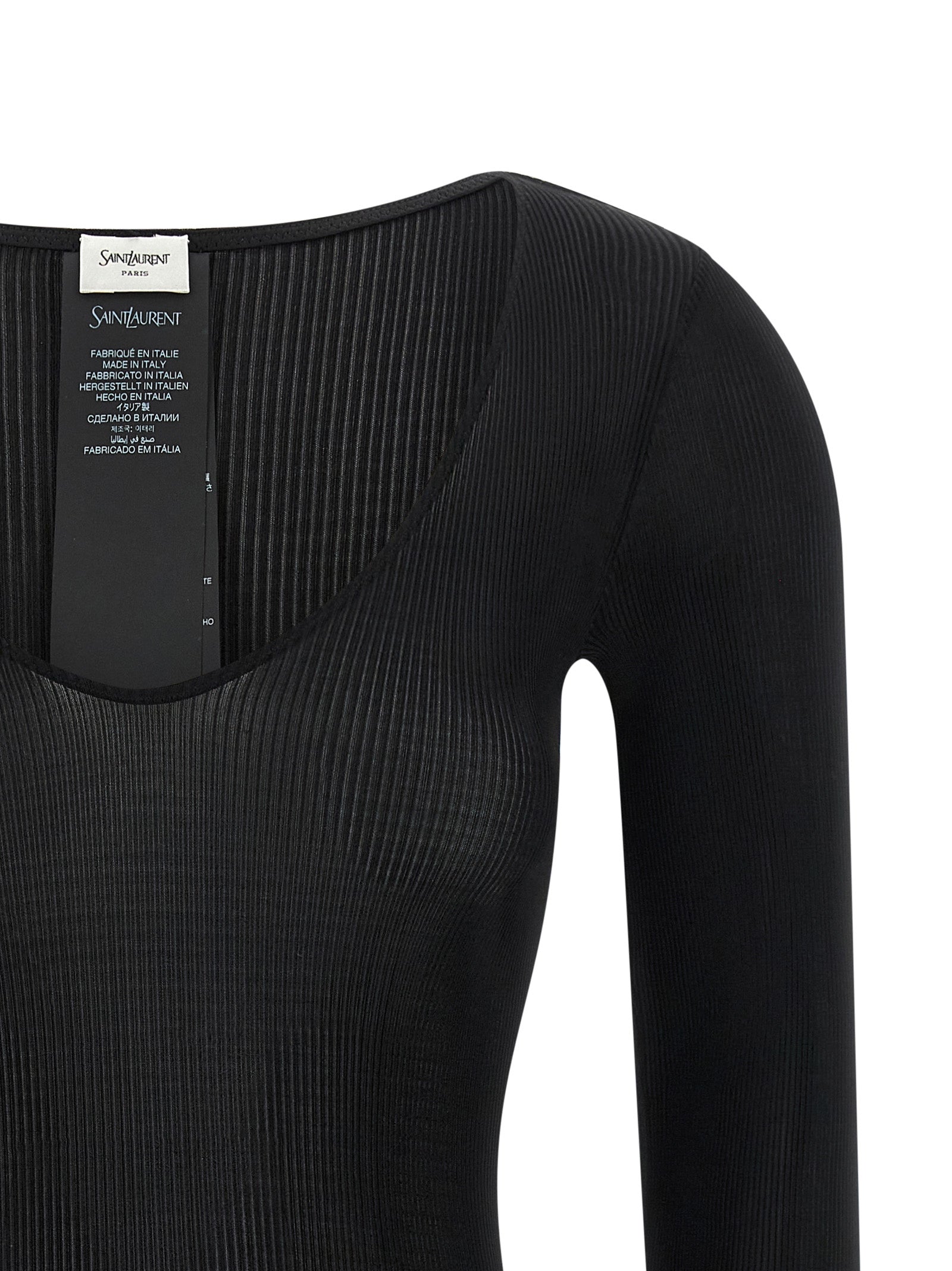 Saint Laurent Black Silk Shirt Saint Laurent