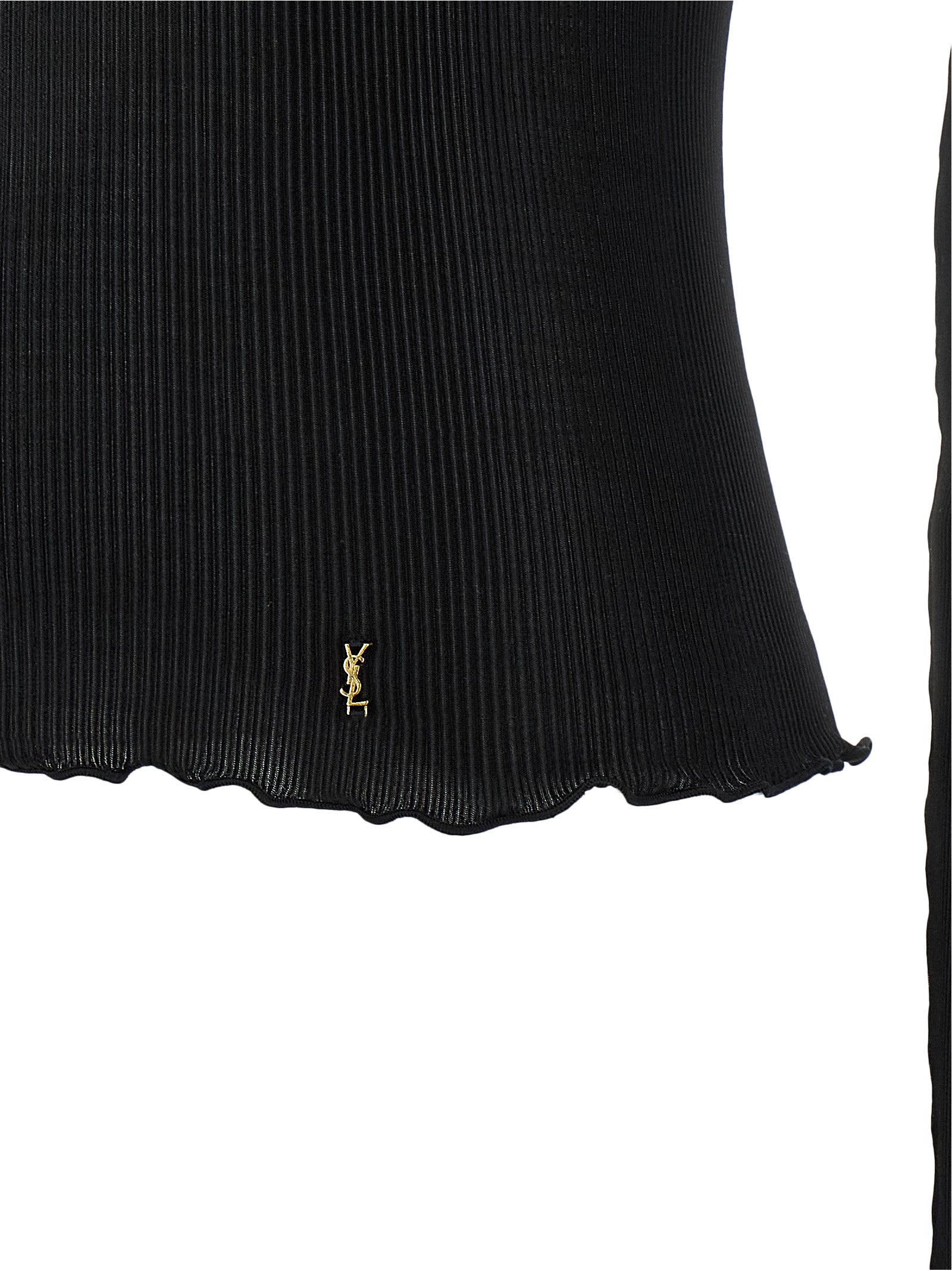 Saint Laurent Black Silk Shirt Saint Laurent
