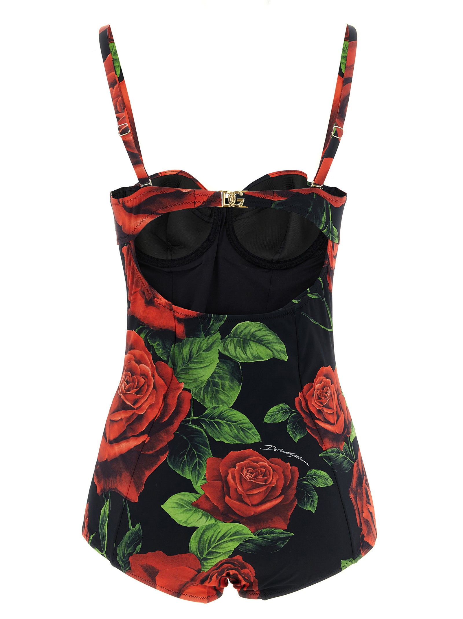 Dolce & Gabbana Multicolor Polyamide One-Piece Swimsuit Dolce & Gabbana