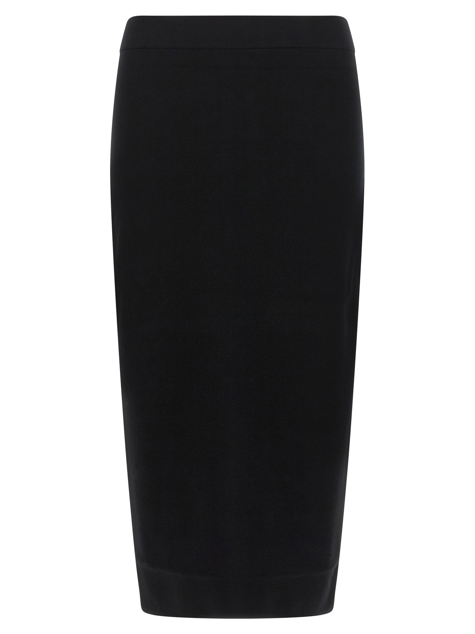 Max Mara Black Viscose Midi Skirt Max Mara